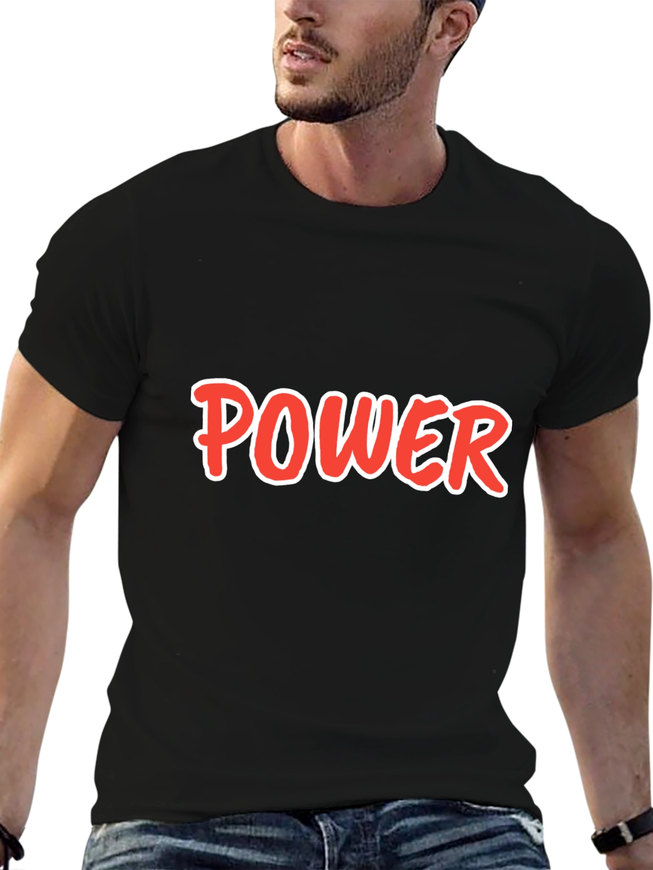 Power Graphic Tee - Bold Statement T-Shirt