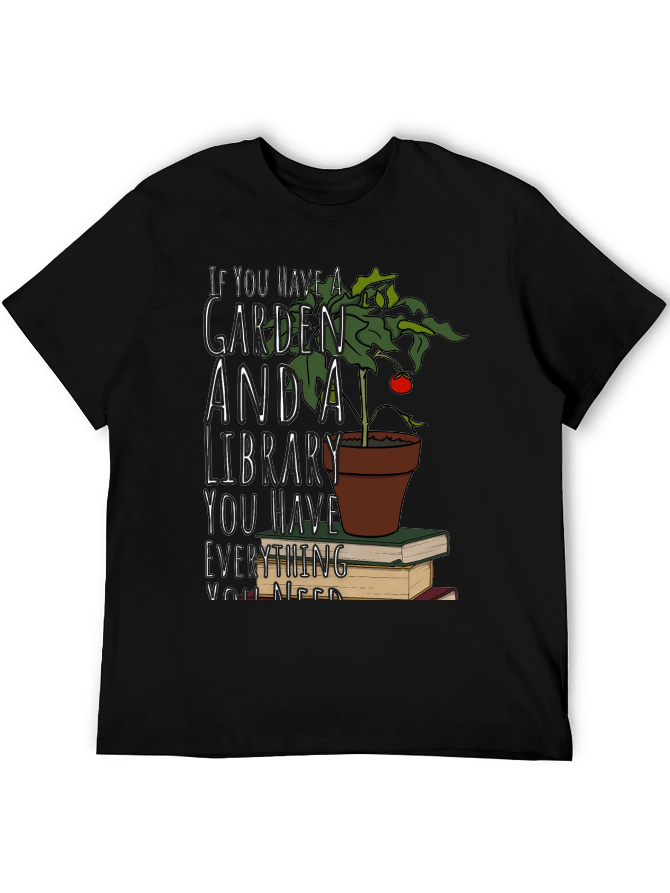 Garden and Library T-Shirt