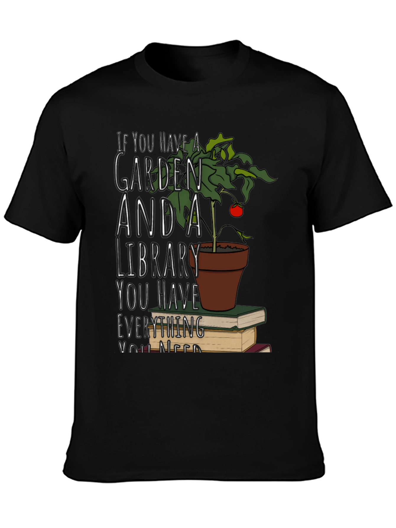 Garden and Library T-Shirt