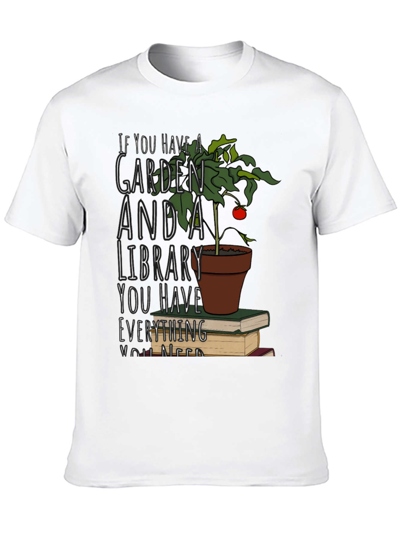 Garden and Library T-Shirt