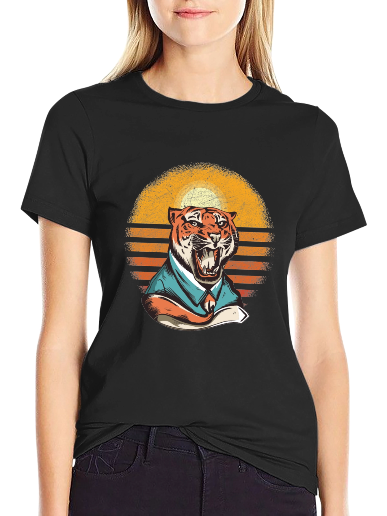 Tiger Business Retro T-Shirt