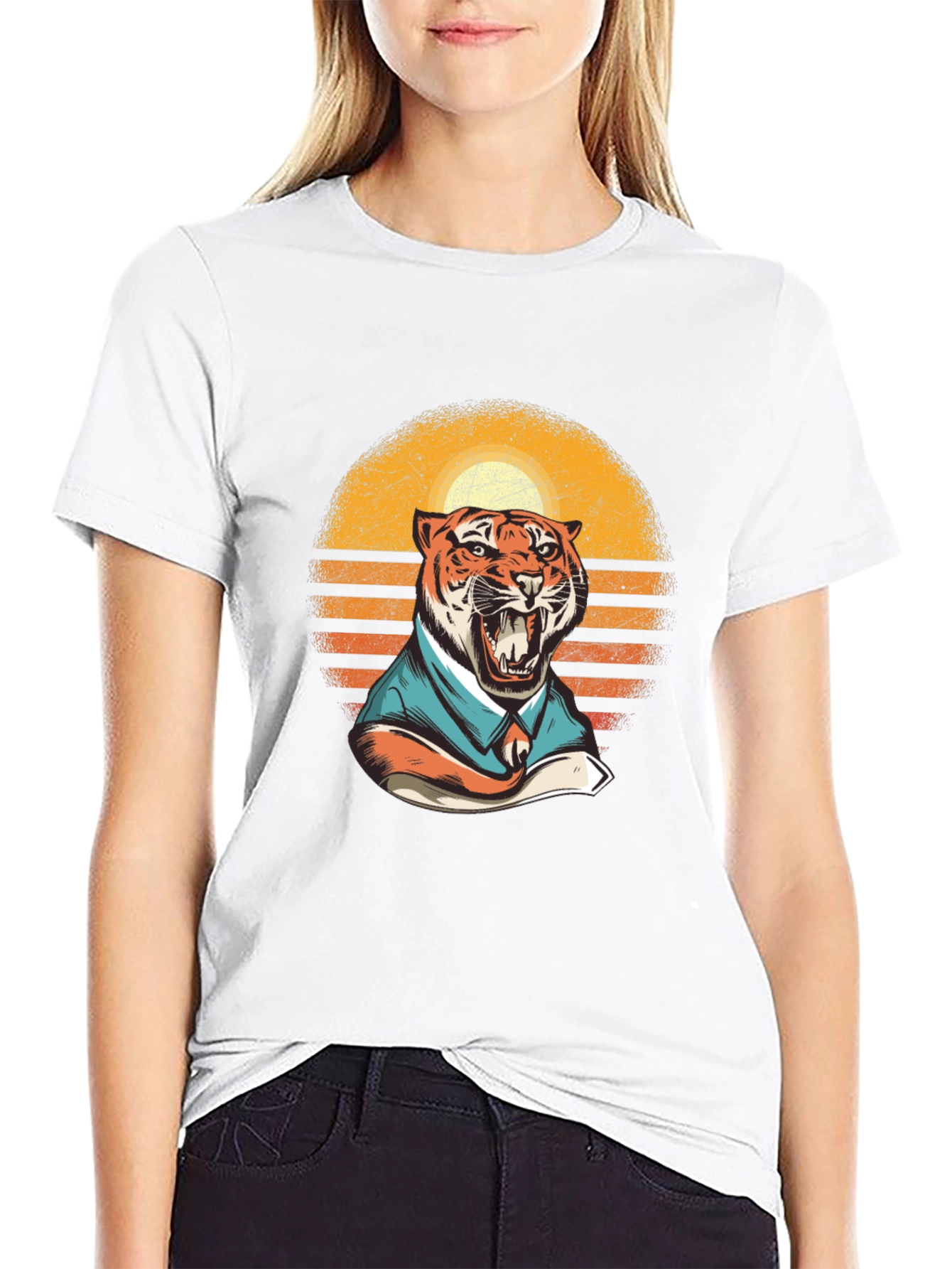 Tiger Business Retro T-Shirt