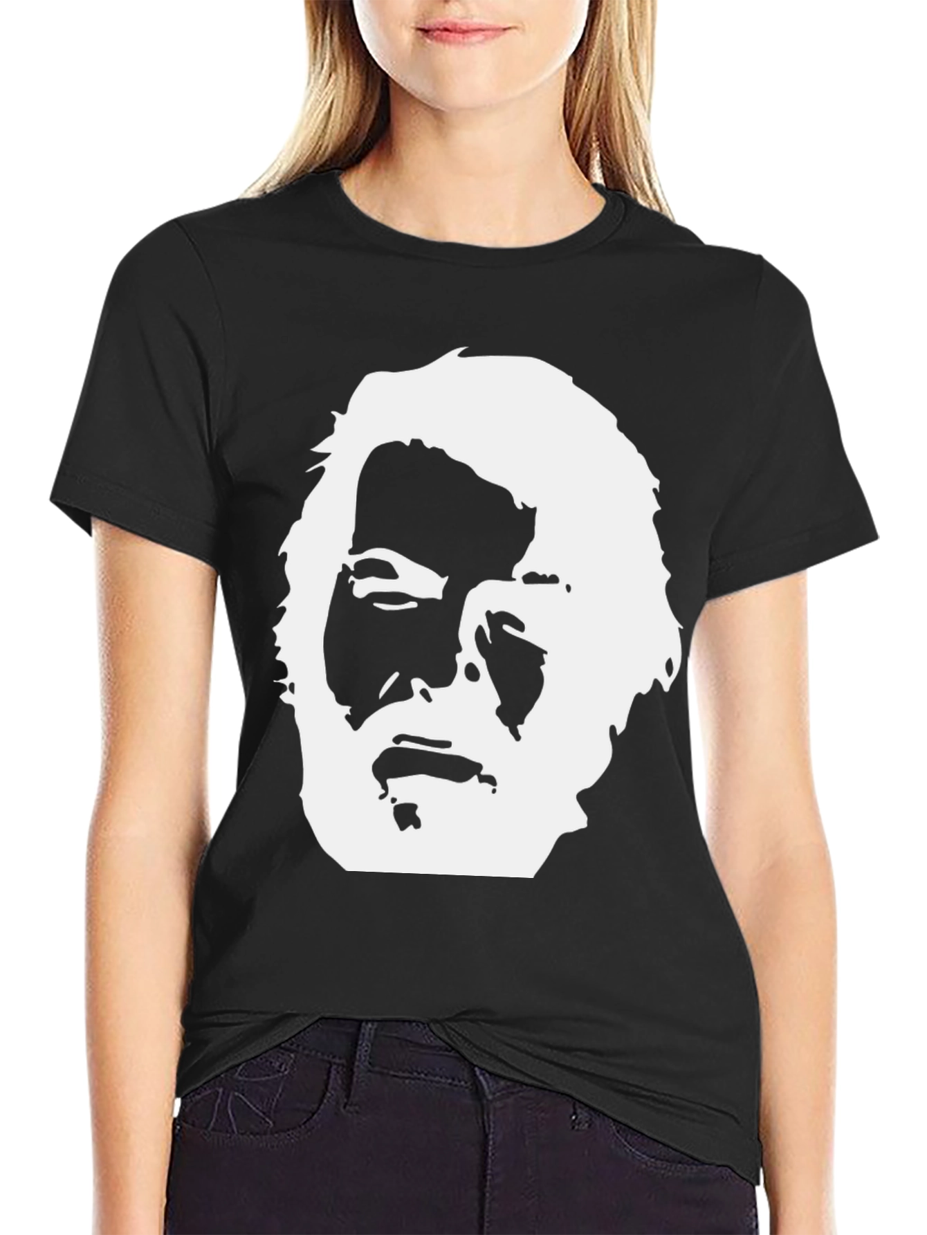 Silhouette Graphic Tee - Black