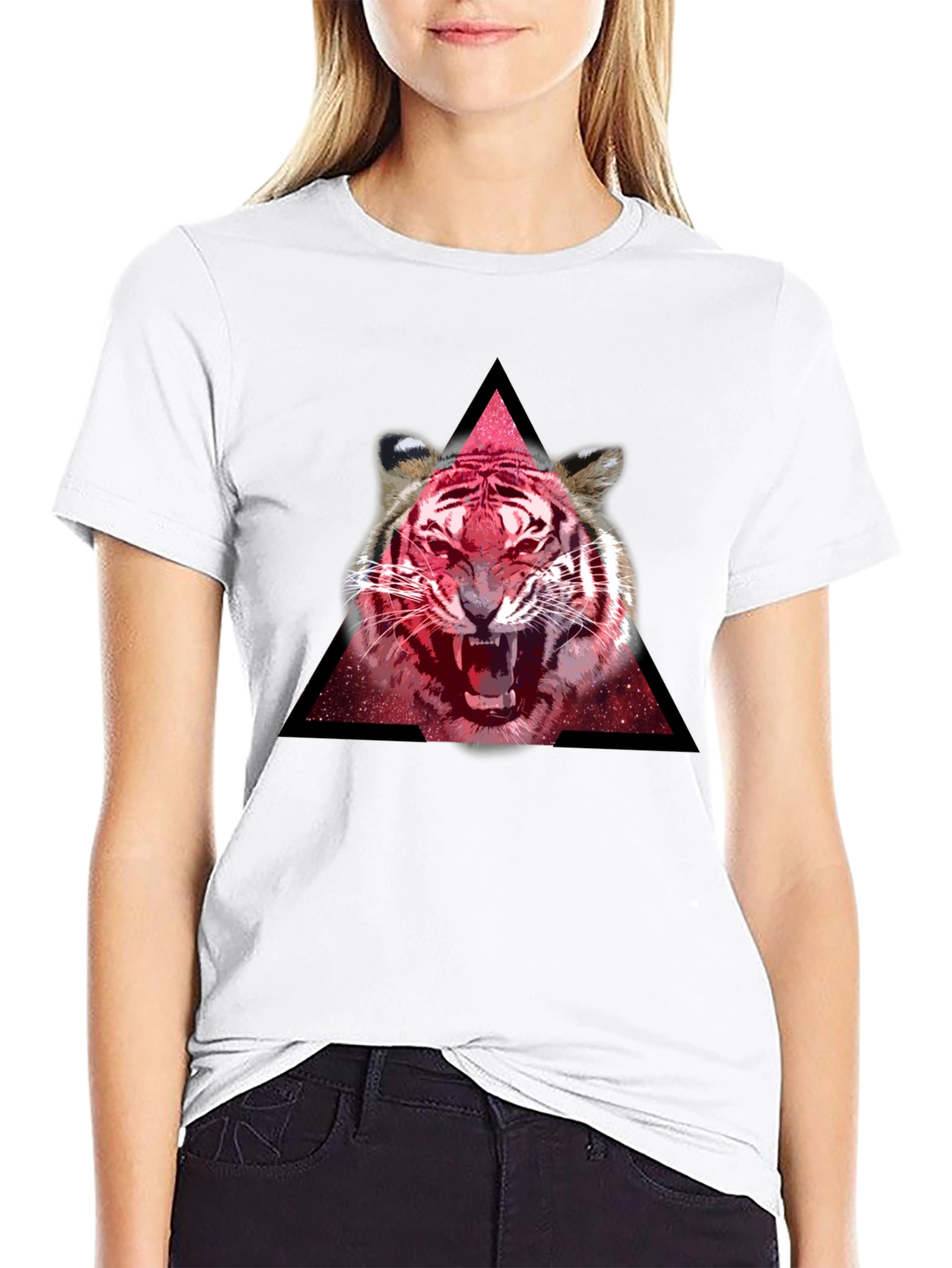 Tiger Graphic T-Shirt - Bold Animal Print Tee
