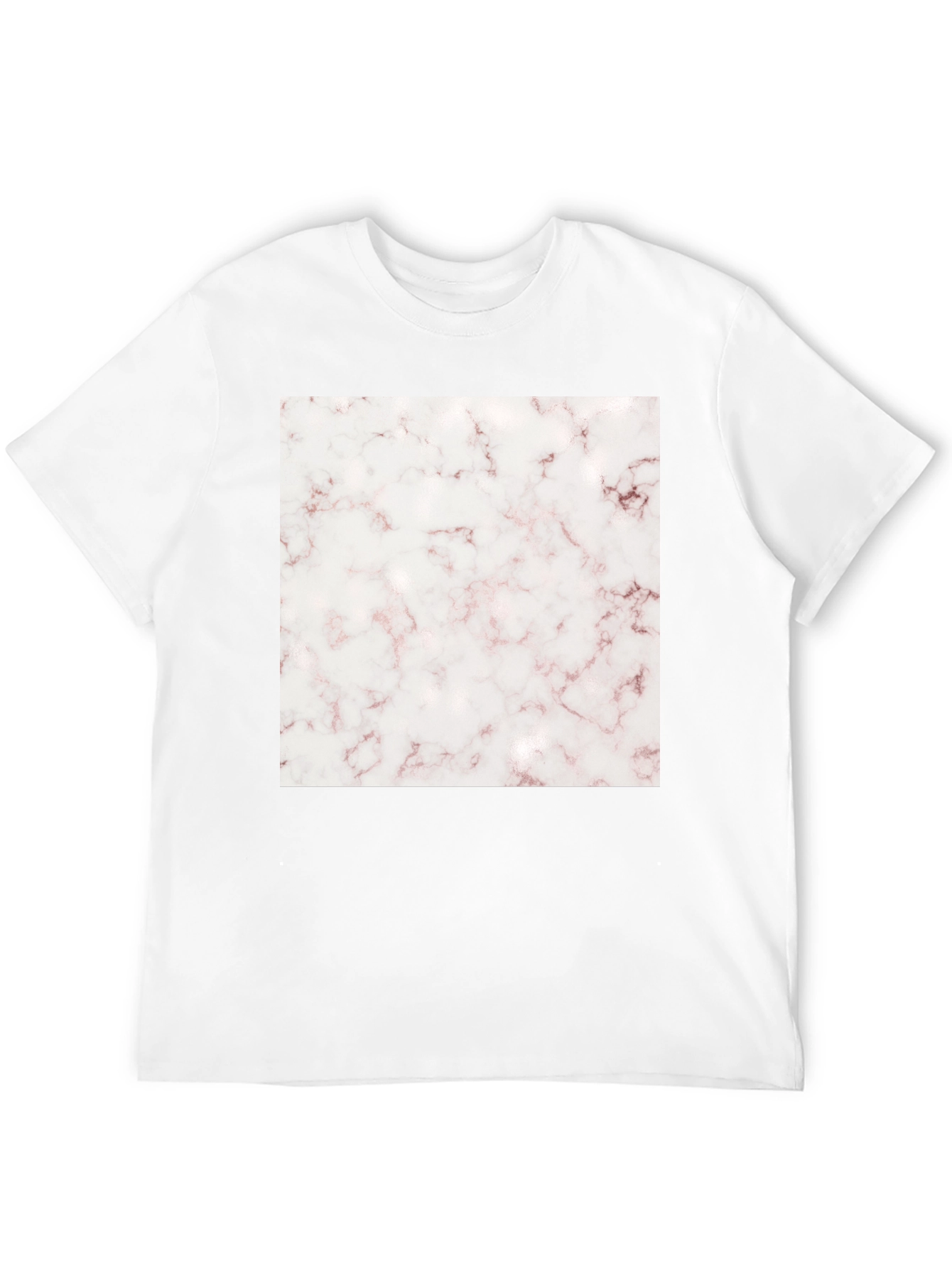 Marble Graphic T-Shirt - Modern Print Tee