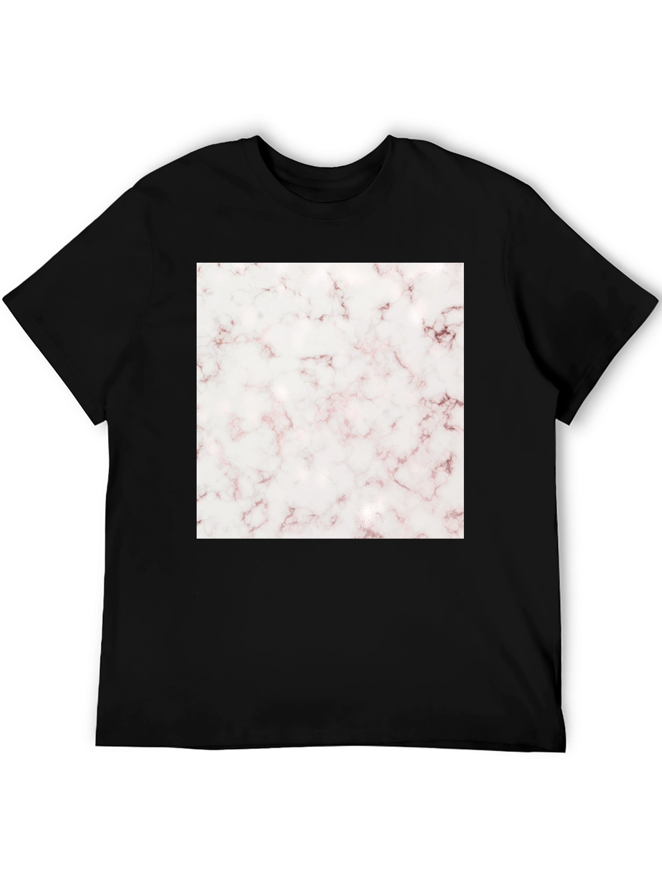 Marble Graphic T-Shirt - Modern Print Tee