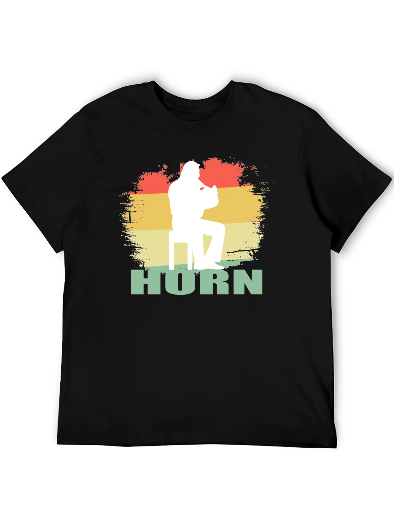 Horn Player Graphic T-Shirt