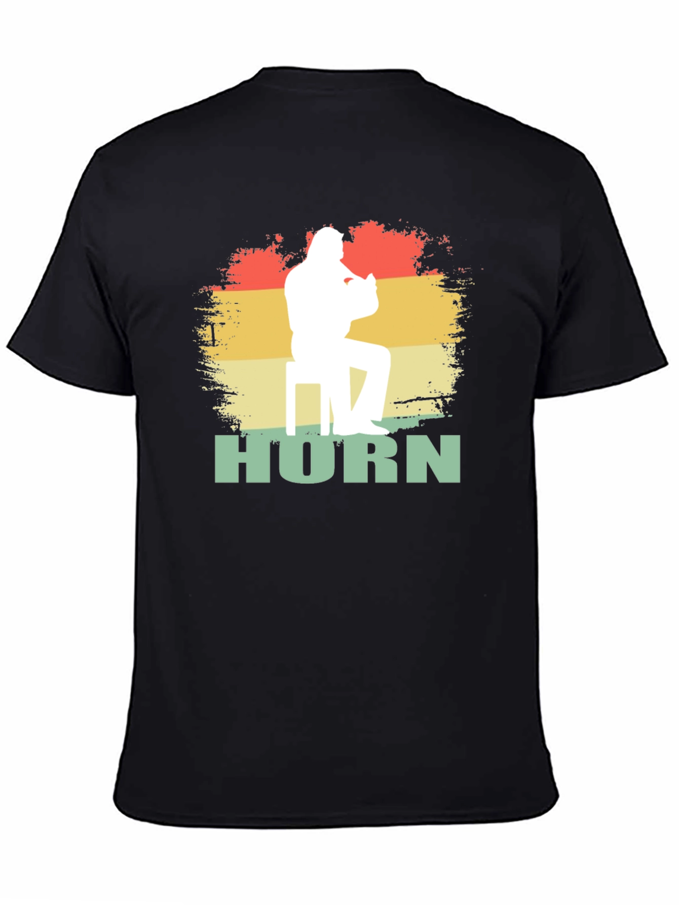 Horn Player Graphic T-Shirt