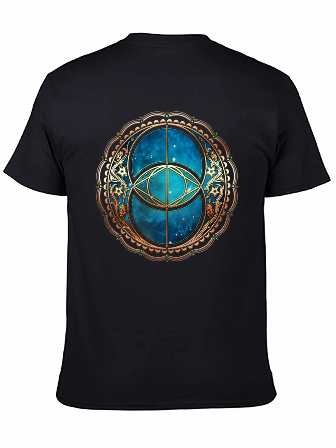 Mystic Circle Graphic Tee - Black T-Shirt