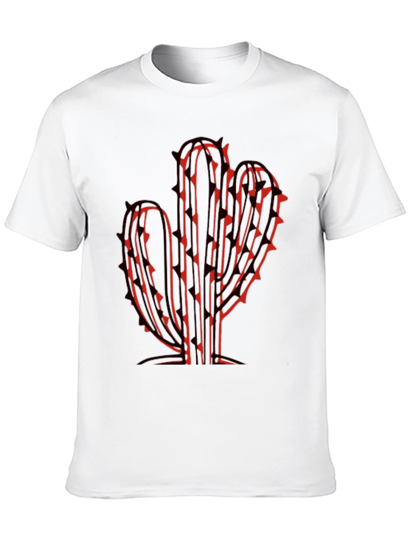 Mens Cactus Graphic Tee - Bold Desert Style