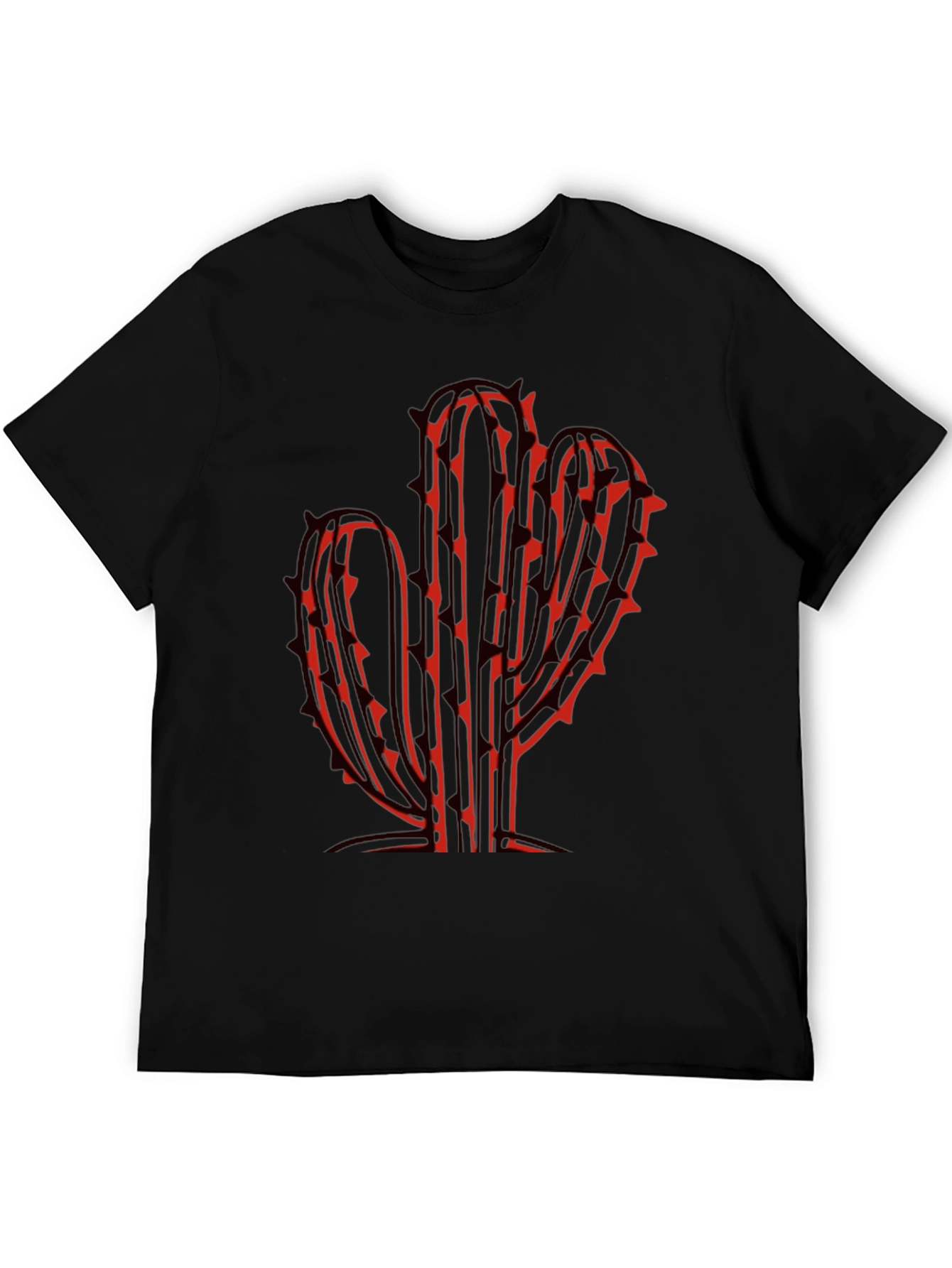 Mens Cactus Graphic Tee - Bold Desert Style