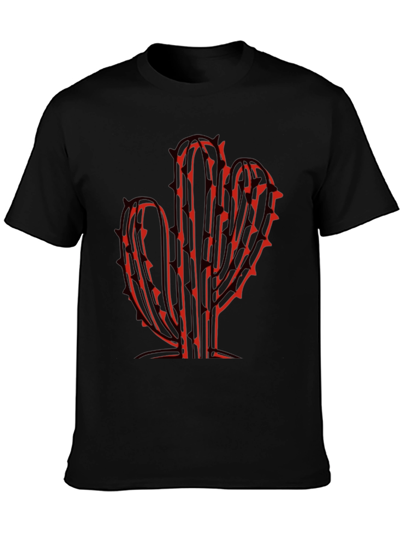 Mens Cactus Graphic Tee - Bold Desert Style
