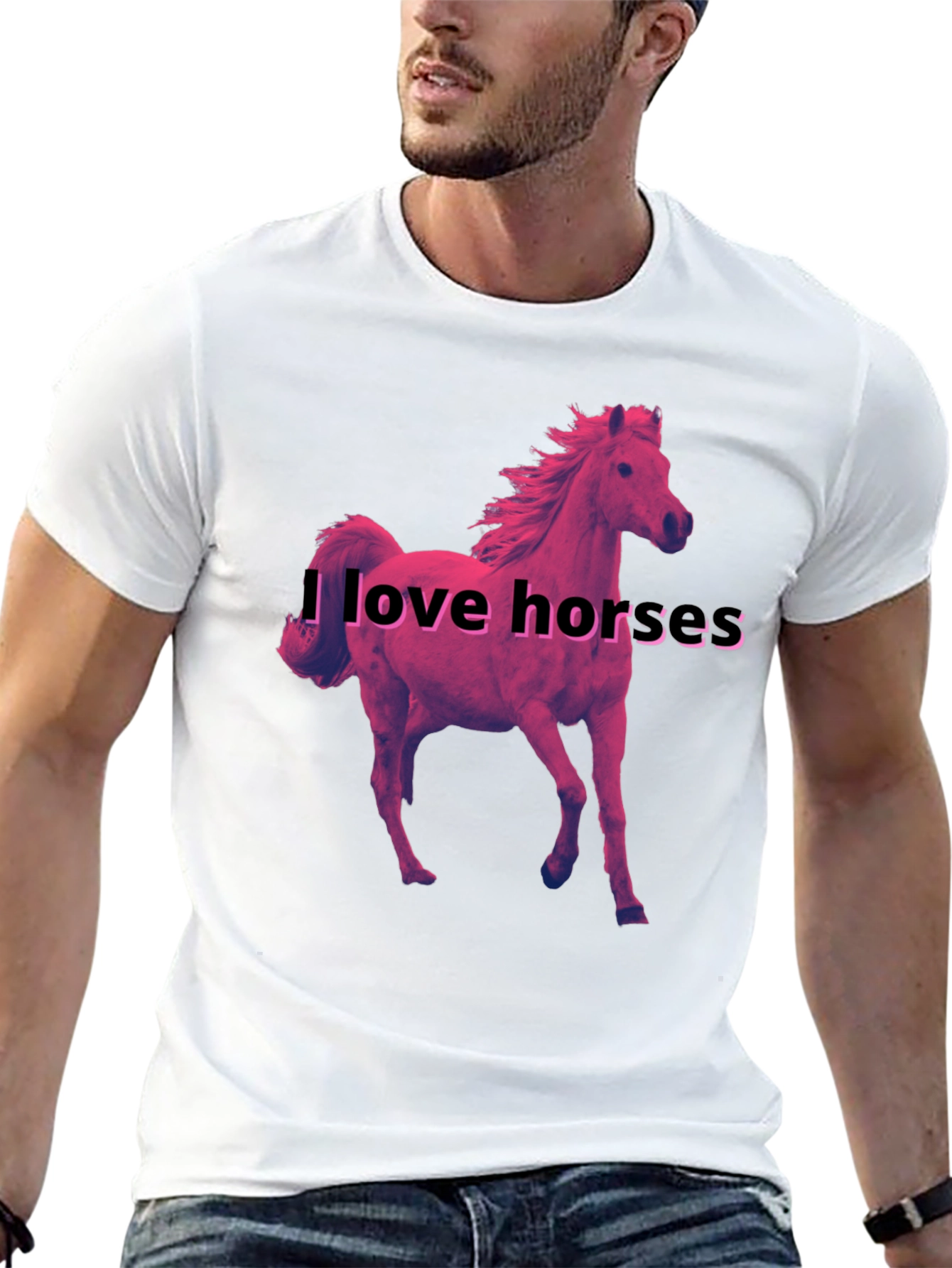 I Love Horses Graphic T-Shirt