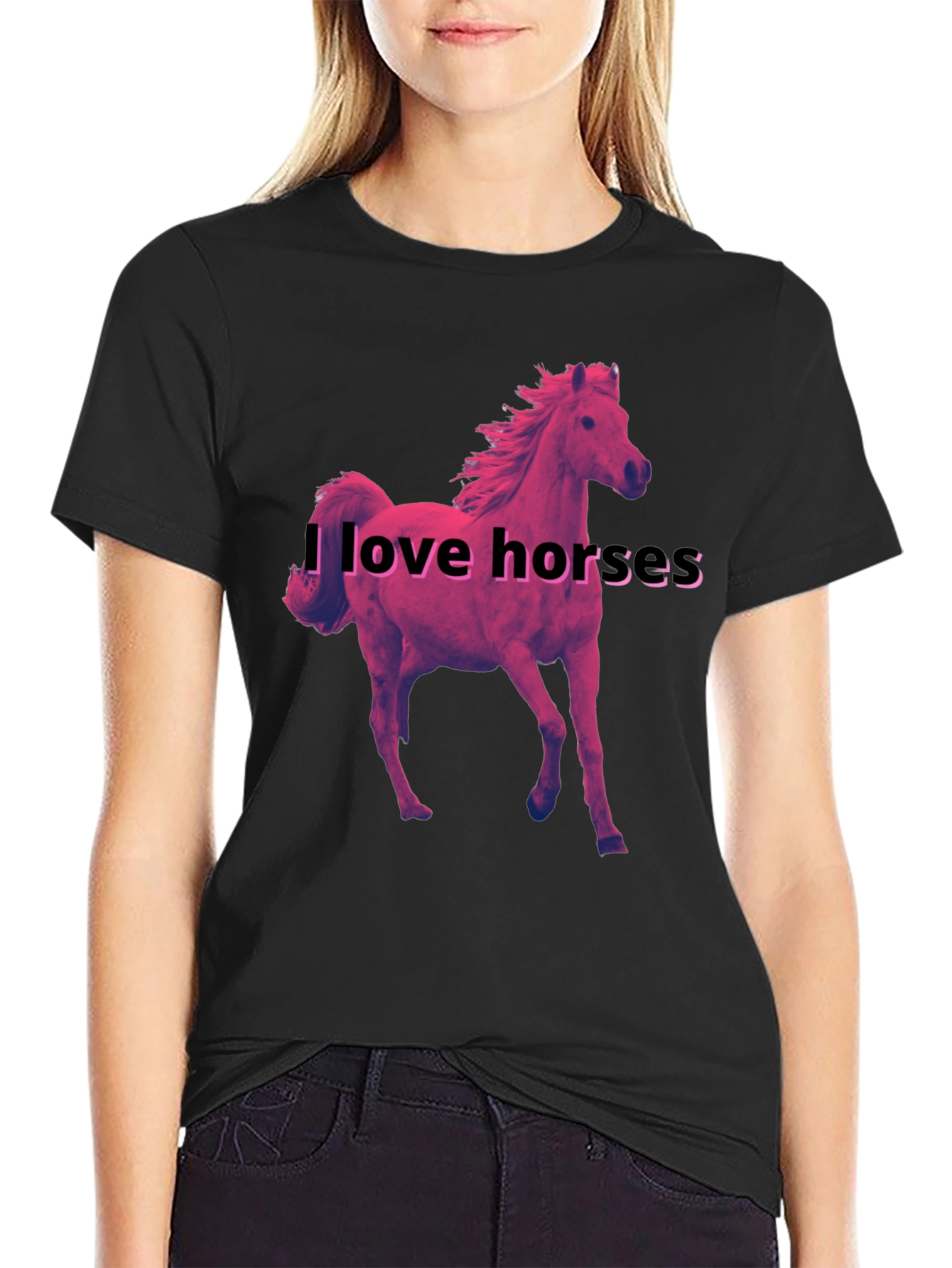 I Love Horses Graphic T-Shirt