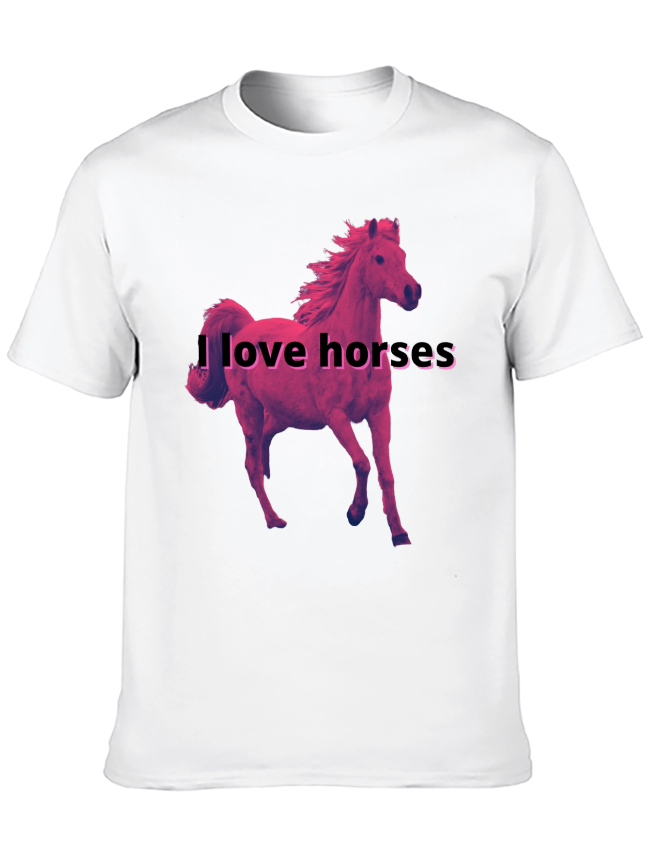 I Love Horses Graphic T-Shirt