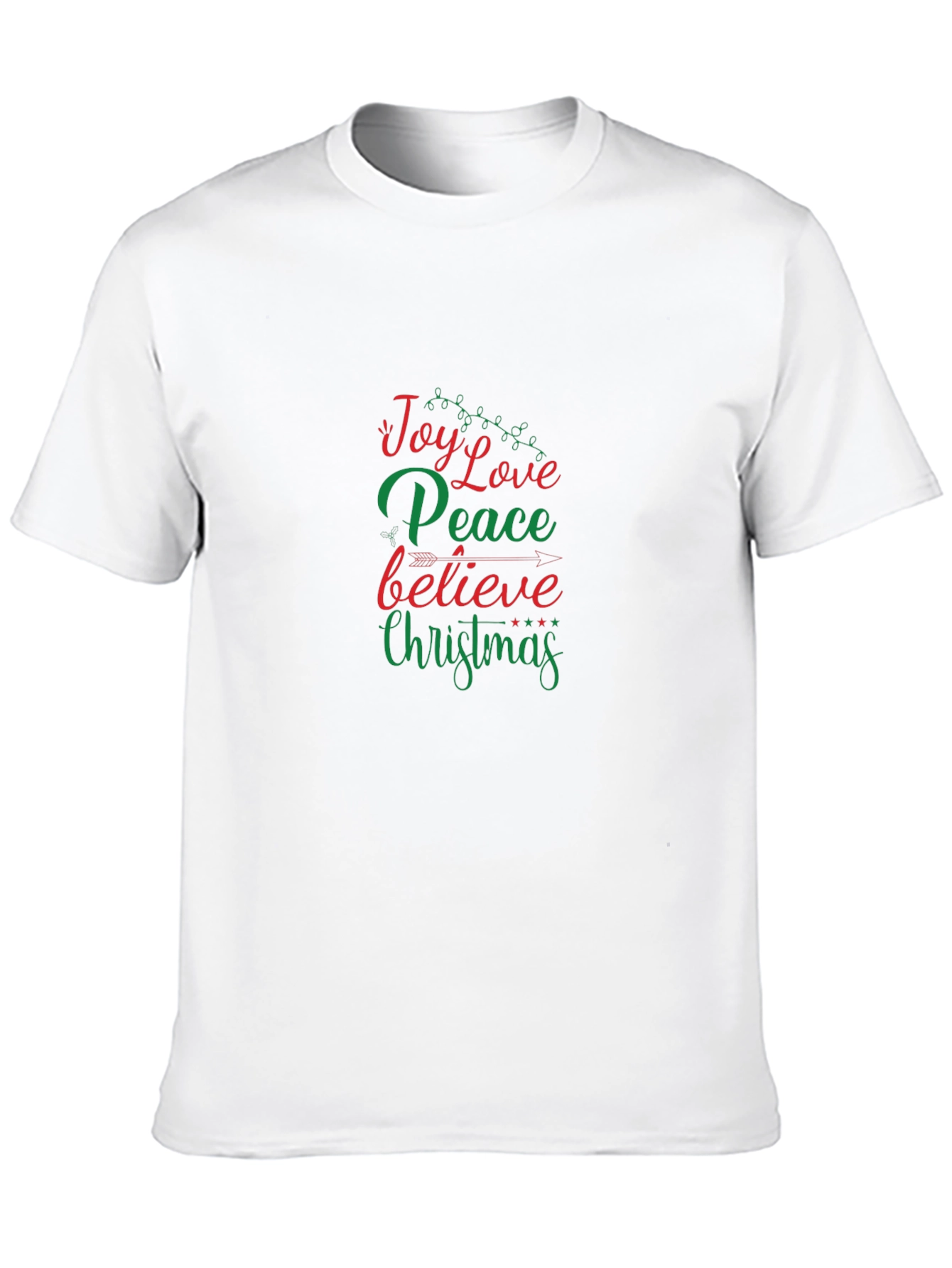 Holiday Cheer T-Shirt - Joy Love Peace