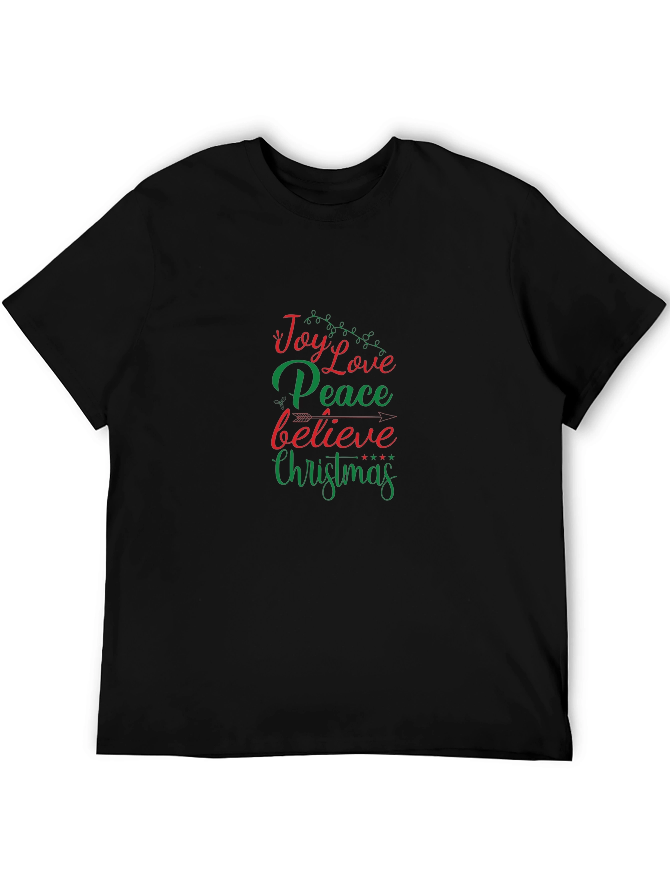 Holiday Cheer T-Shirt - Joy Love Peace