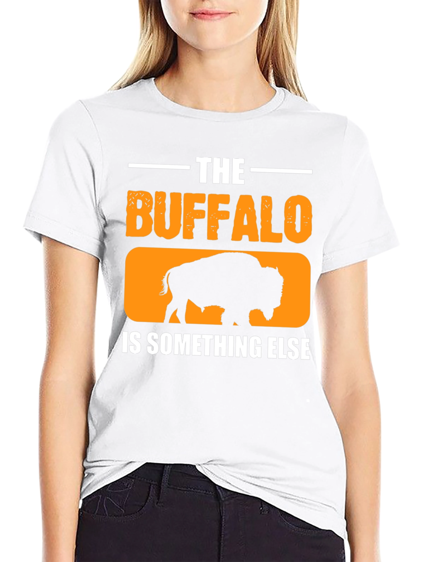 The Buffalo is Something Else Black T-Shirt