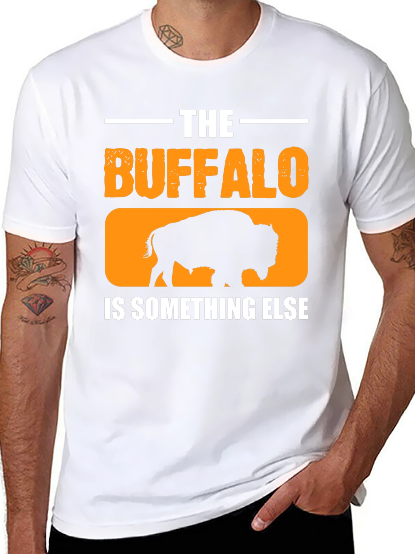 The Buffalo is Something Else Black T-Shirt