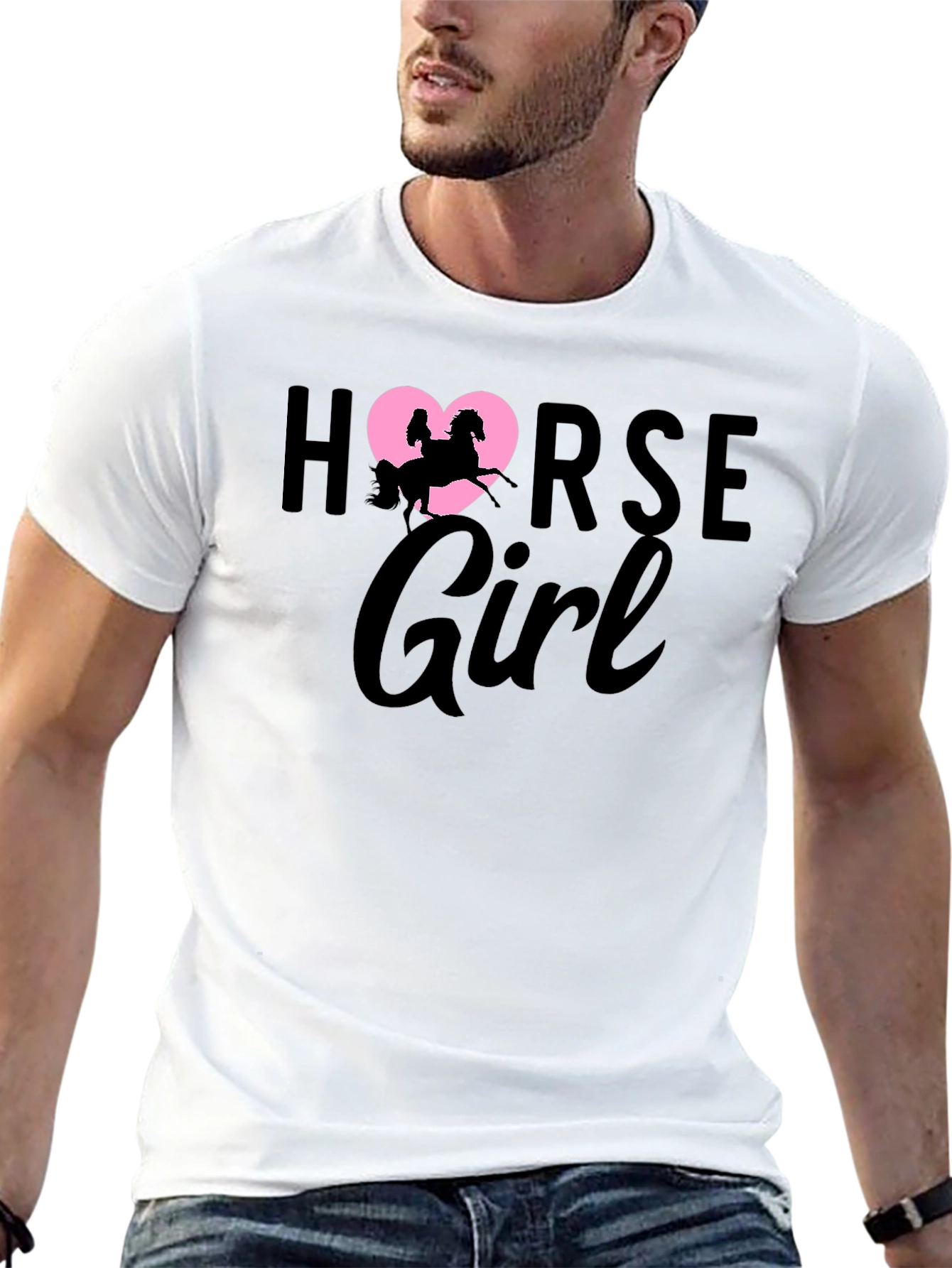 Horse Girl T-Shirt - Equestrian Rider Tee