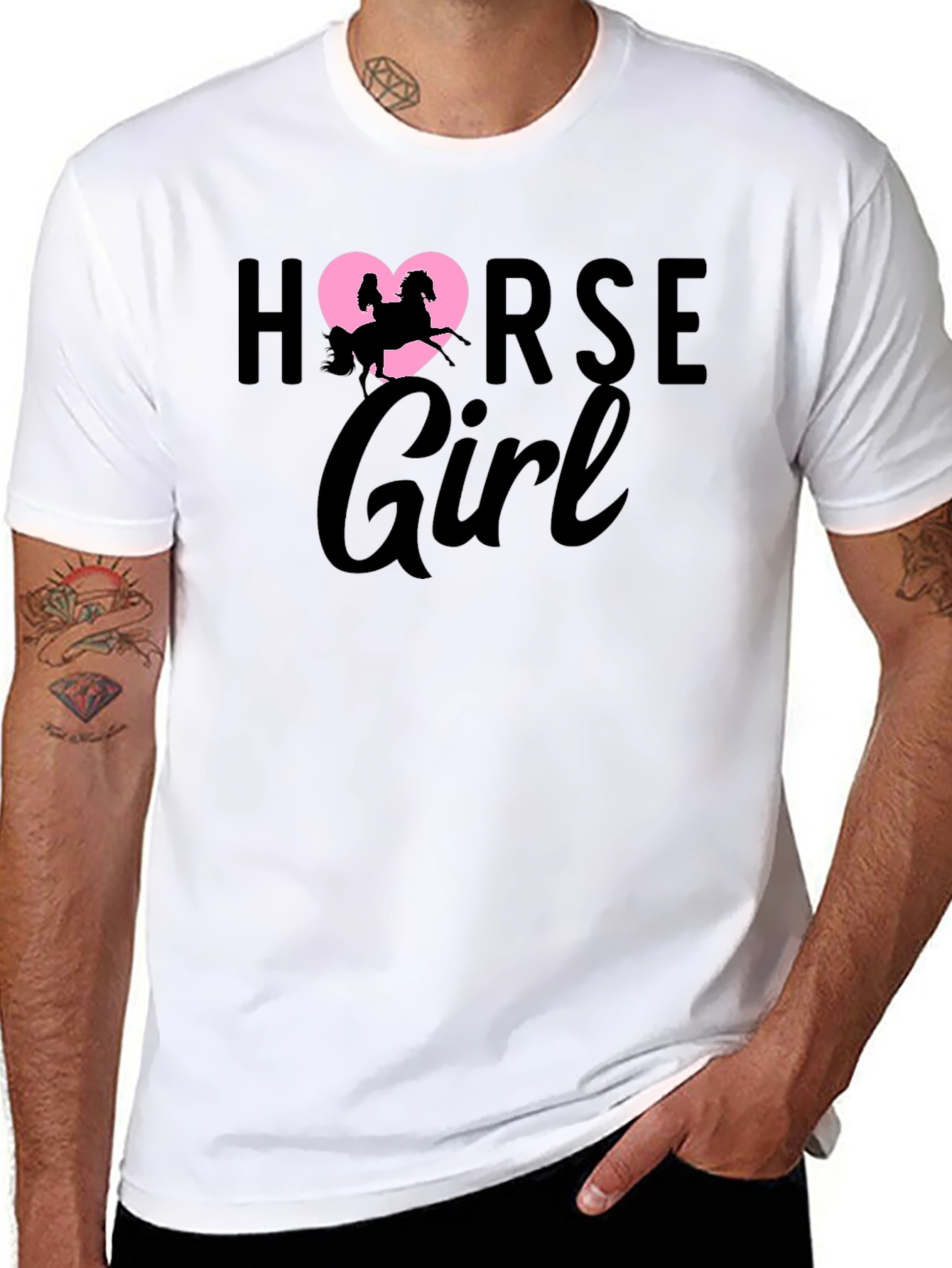 Horse Girl T-Shirt - Equestrian Rider Tee