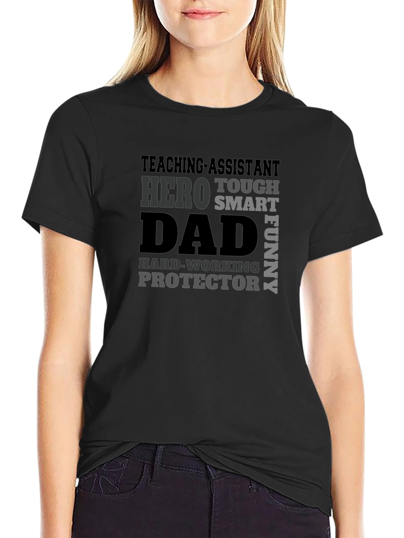 Teaching Assistant Dad T-Shirt - Hero Protector