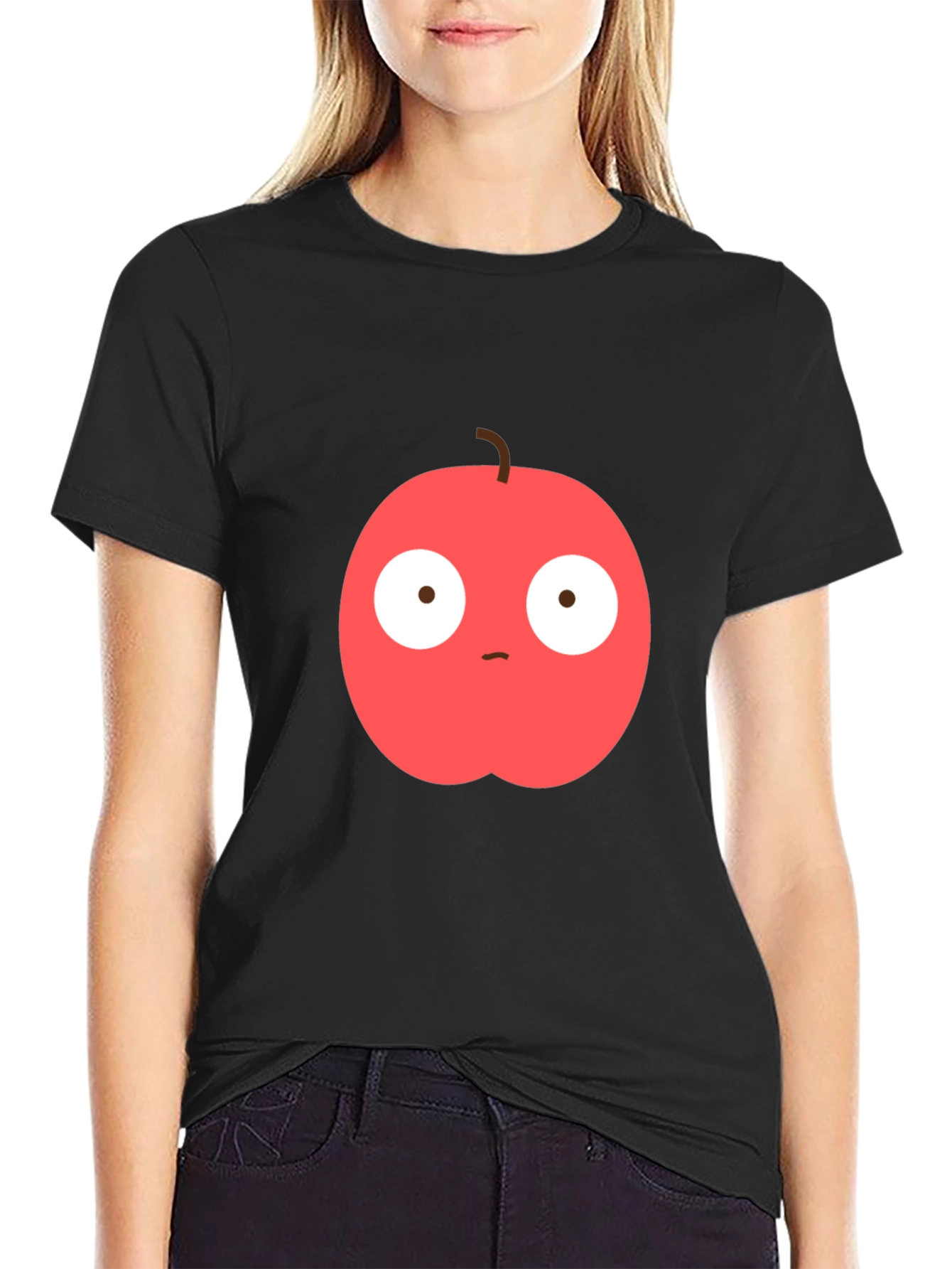 Funny Apple Graphic T-Shirt - Unisex Casual Wear