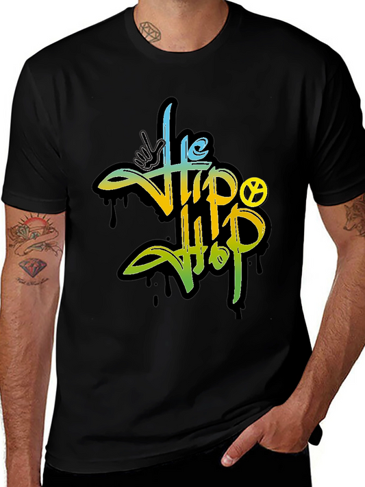 Hip Hop Graphic T-Shirt - Urban Style