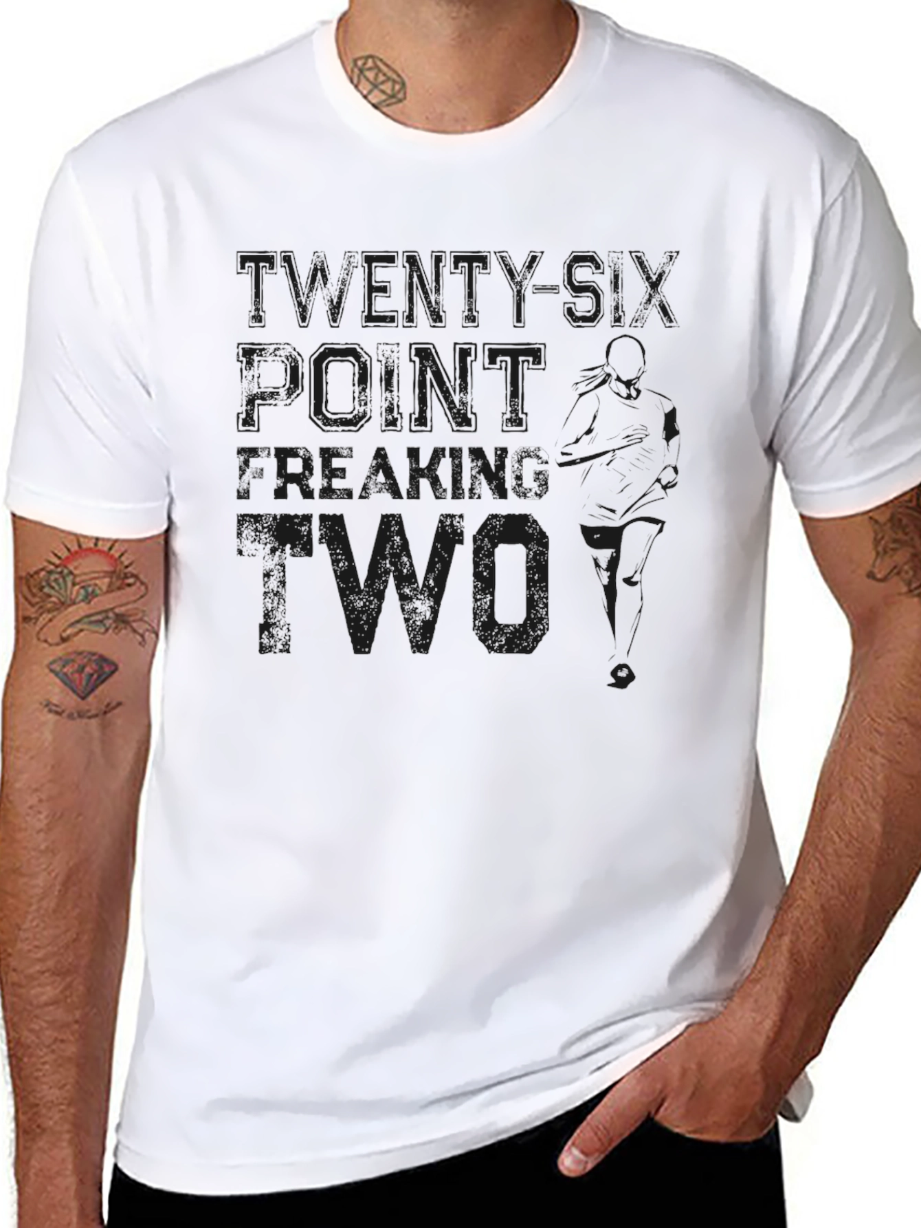 Twenty Six Point Two Marathoner Graphic Tee