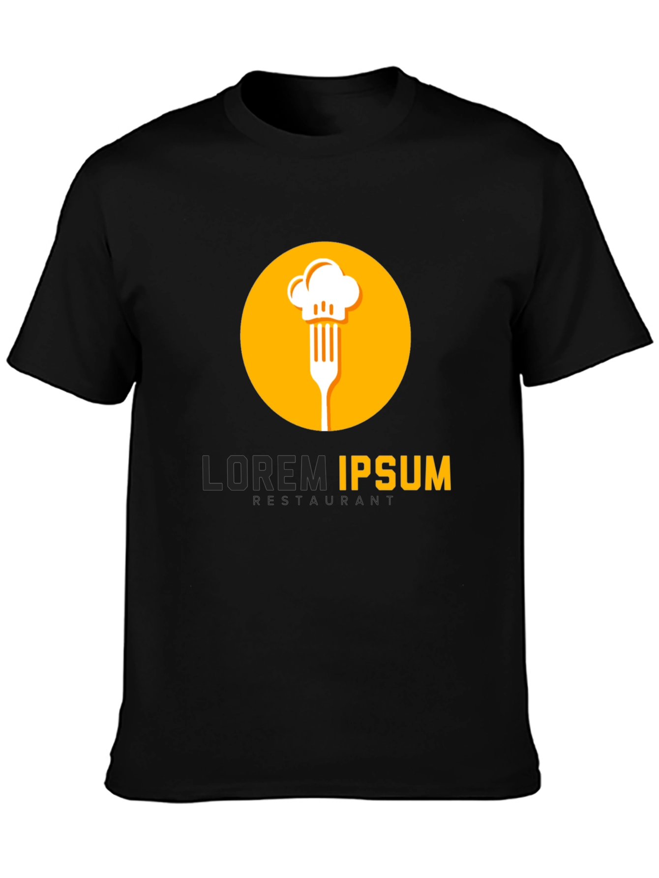 Chef Hat and Fork Graphic T-Shirt