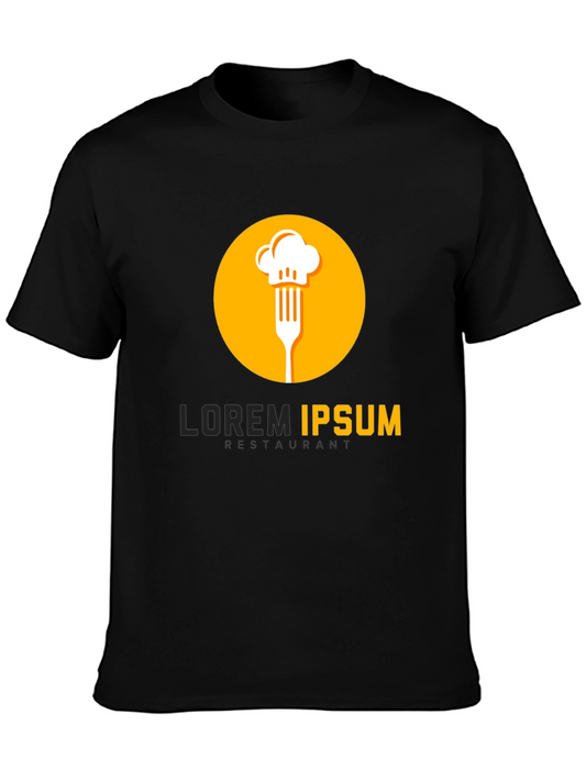 Chef Hat and Fork Graphic T-Shirt