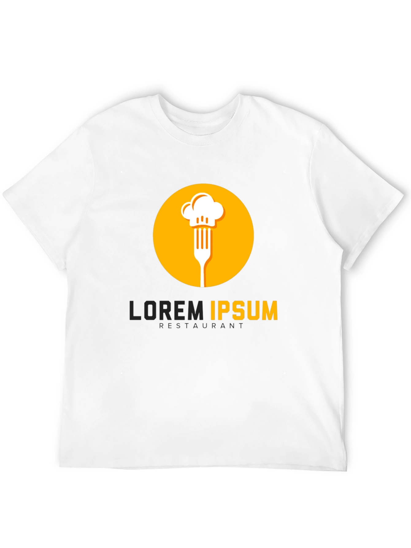 Chef Hat and Fork Graphic T-Shirt