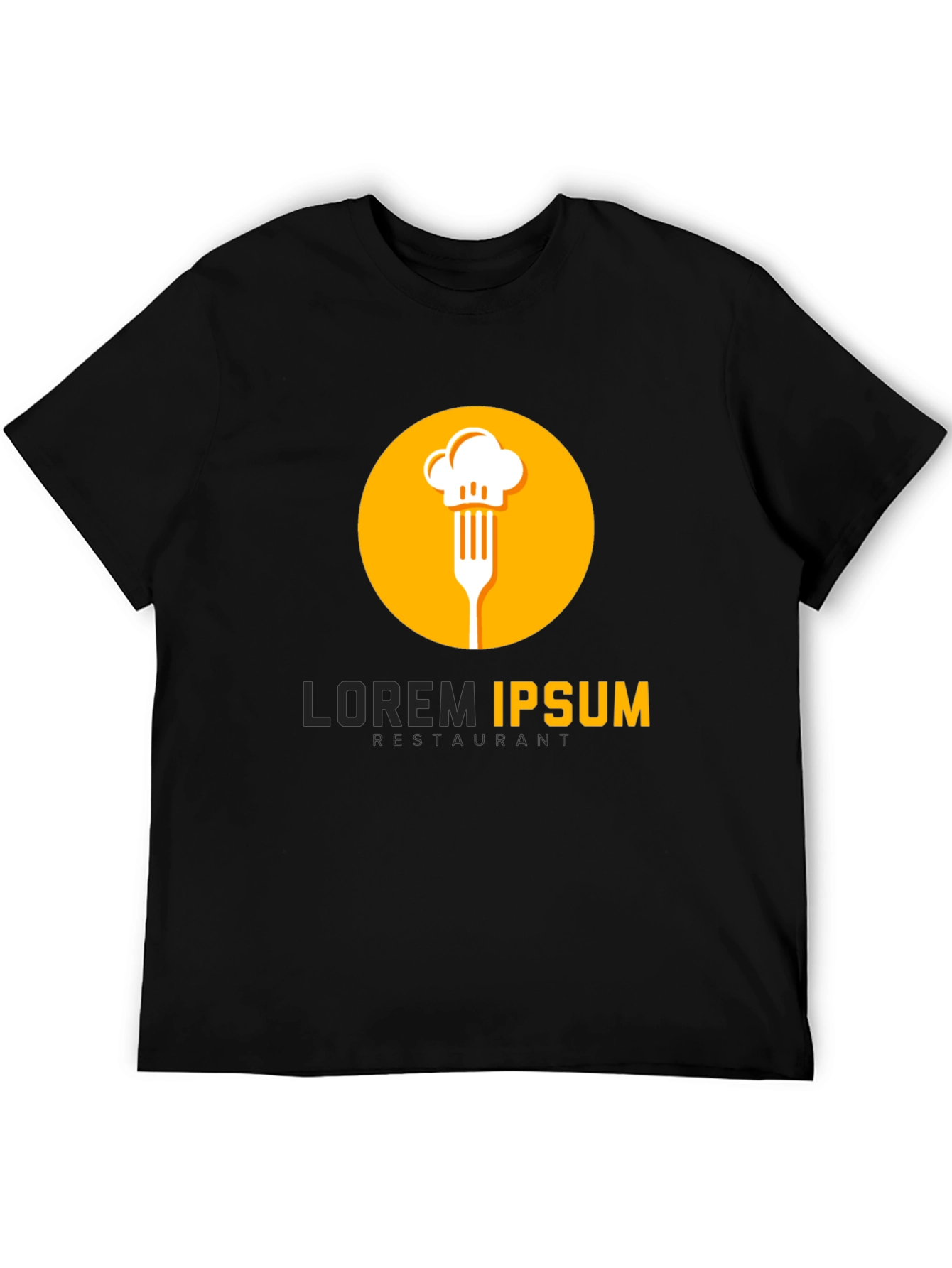Chef Hat and Fork Graphic T-Shirt