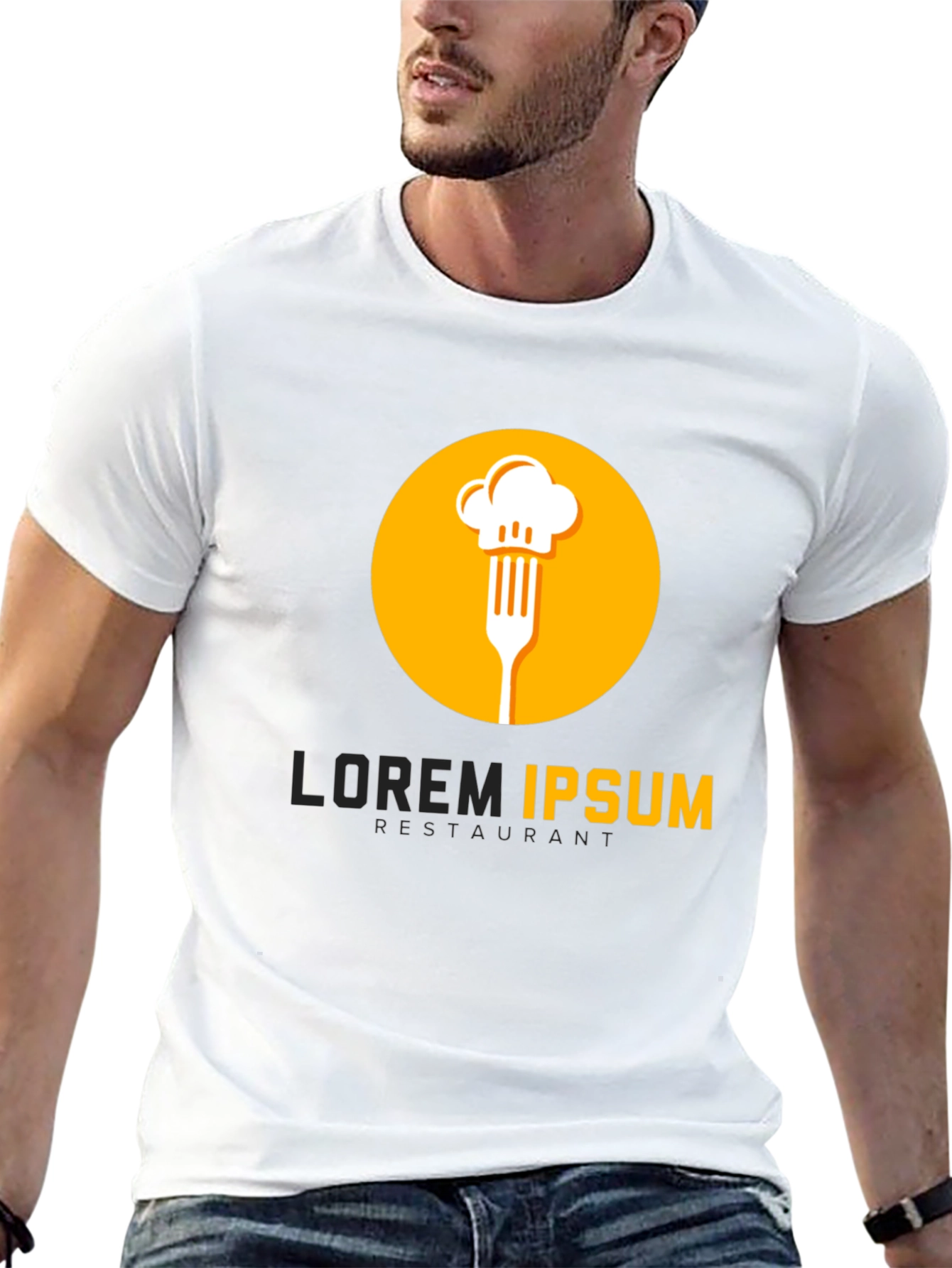 Chef Hat and Fork Graphic T-Shirt