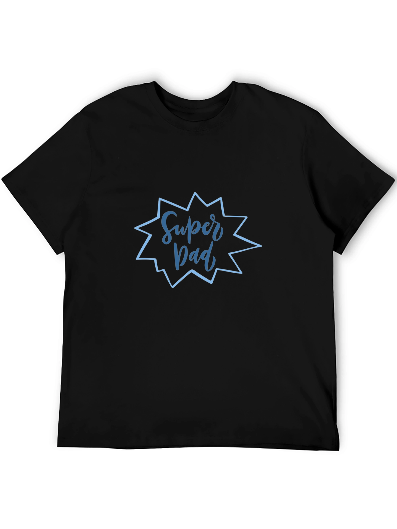 Super Dad Graphic T-Shirt - Black
