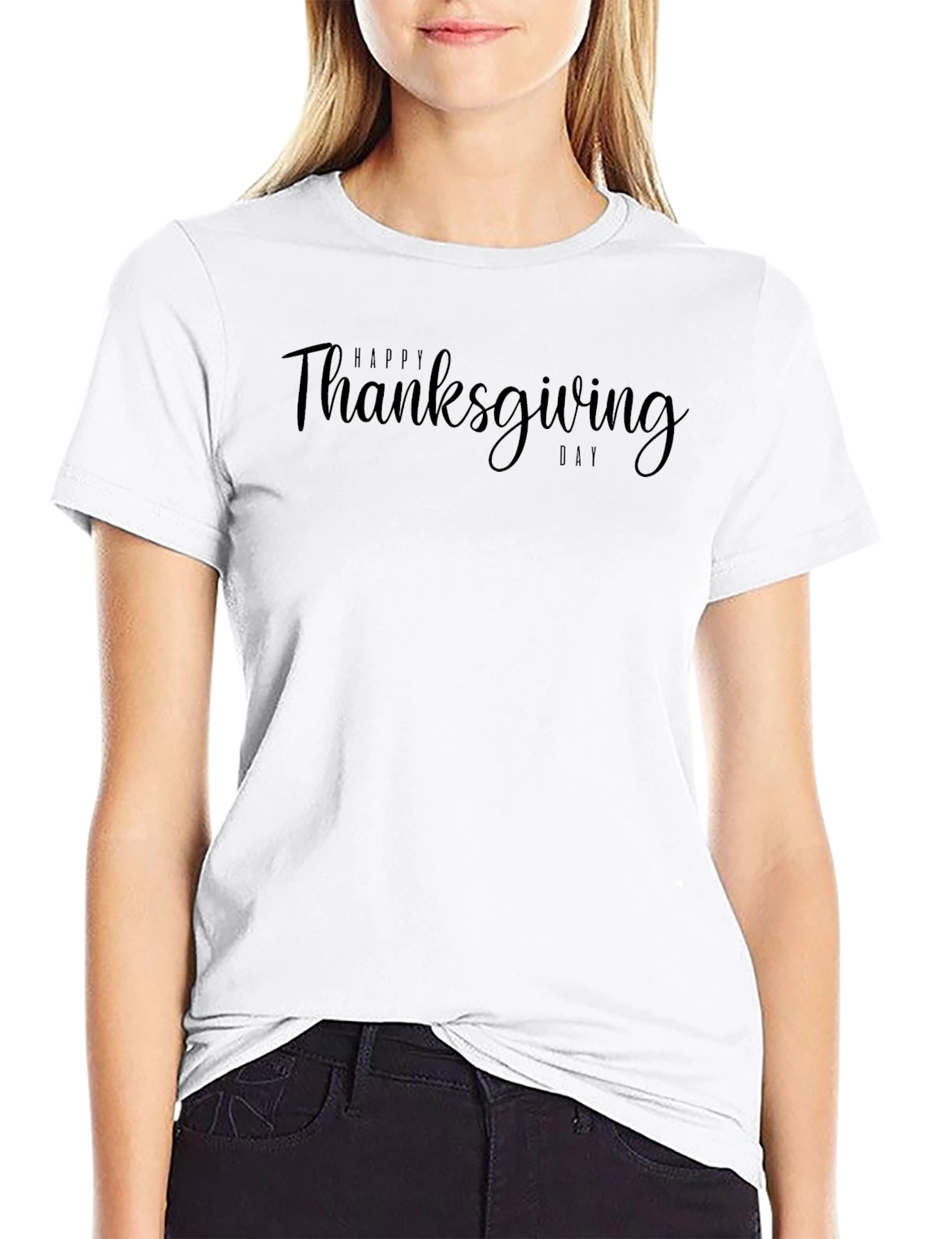 Thanksgiving Day Black T-Shirt