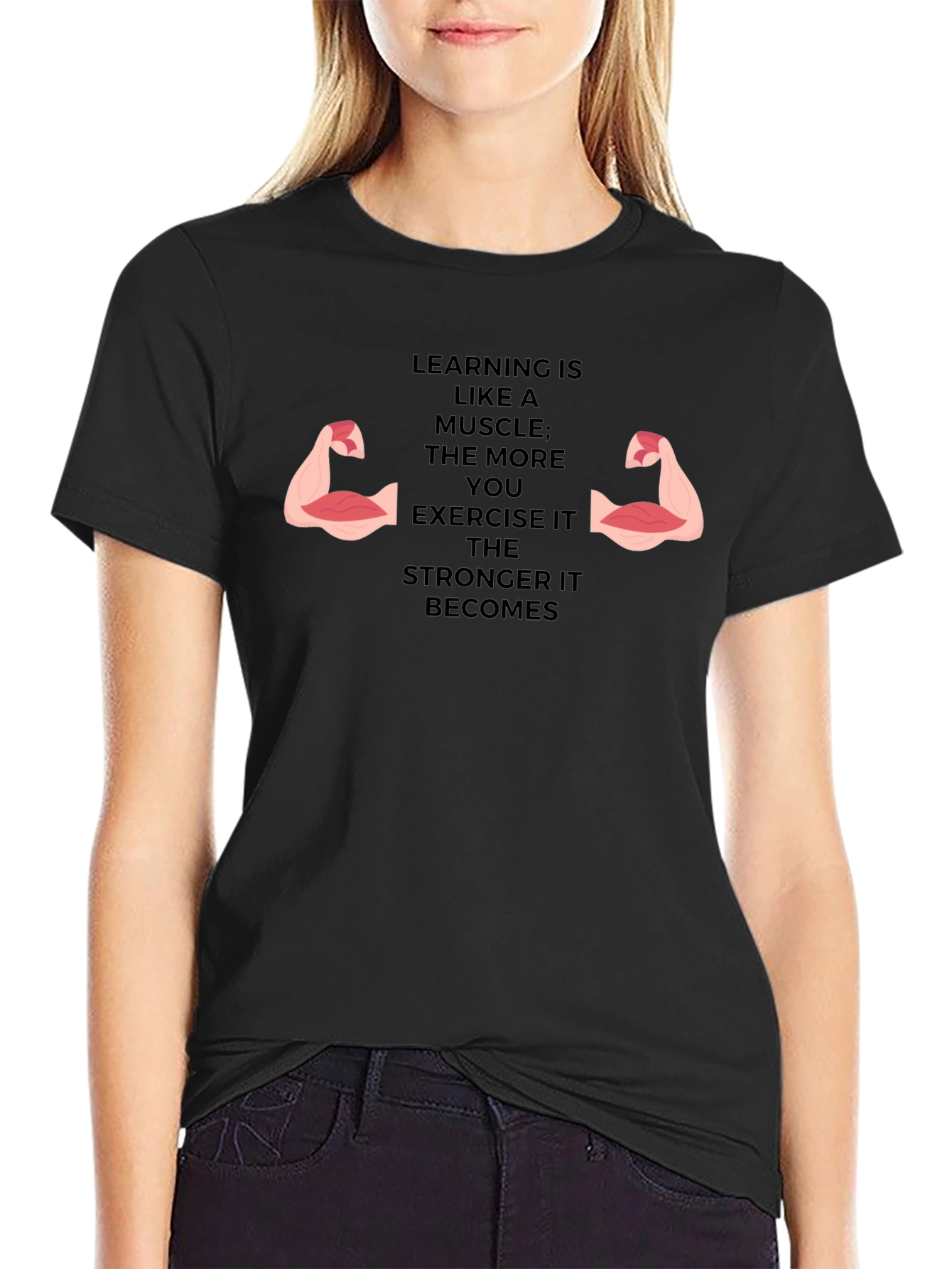 Learning Muscle Tee - Exercise Your Mind