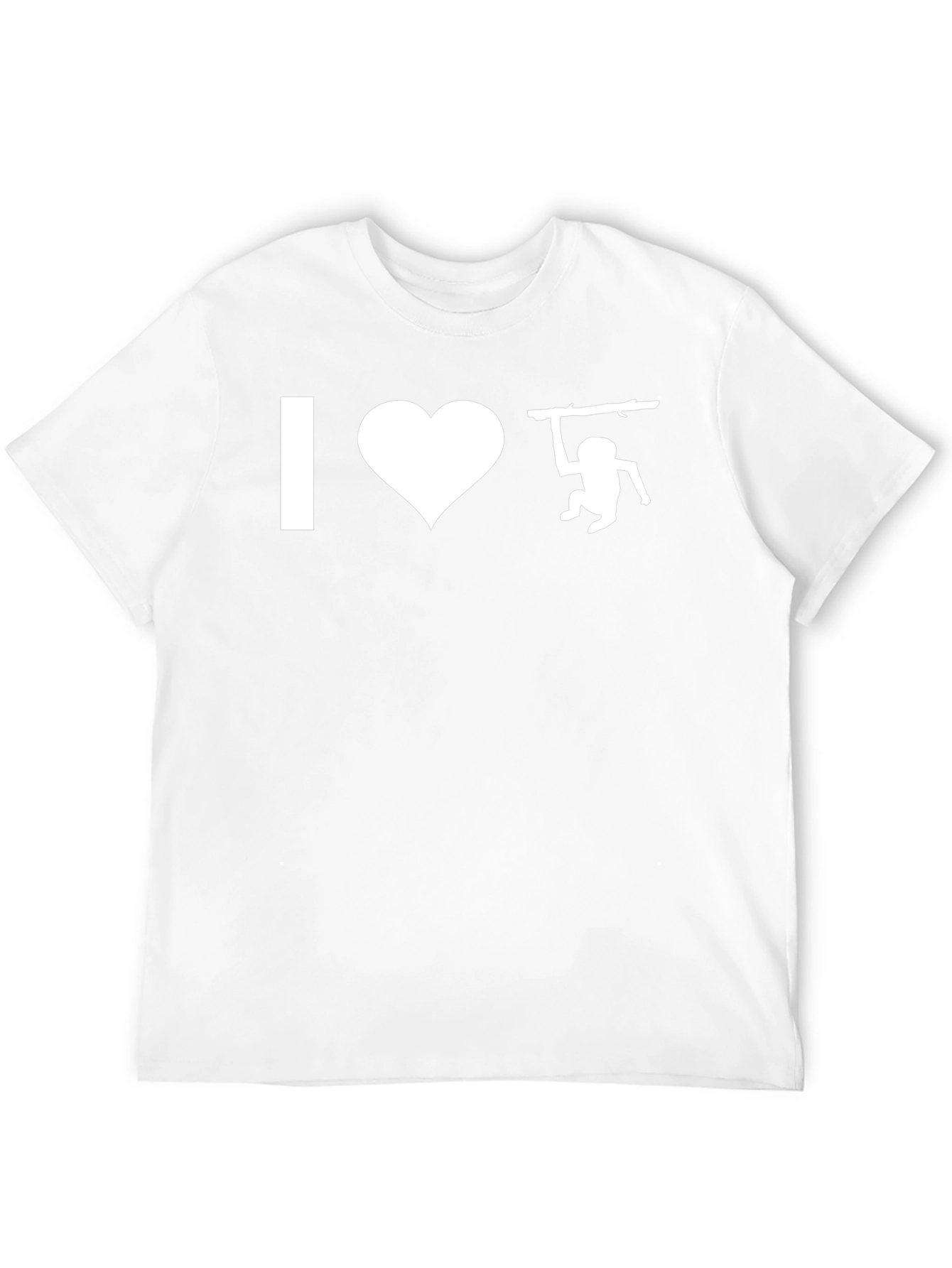 I Heart Monkeys Graphic Tee - Black Cotton T-Shirt