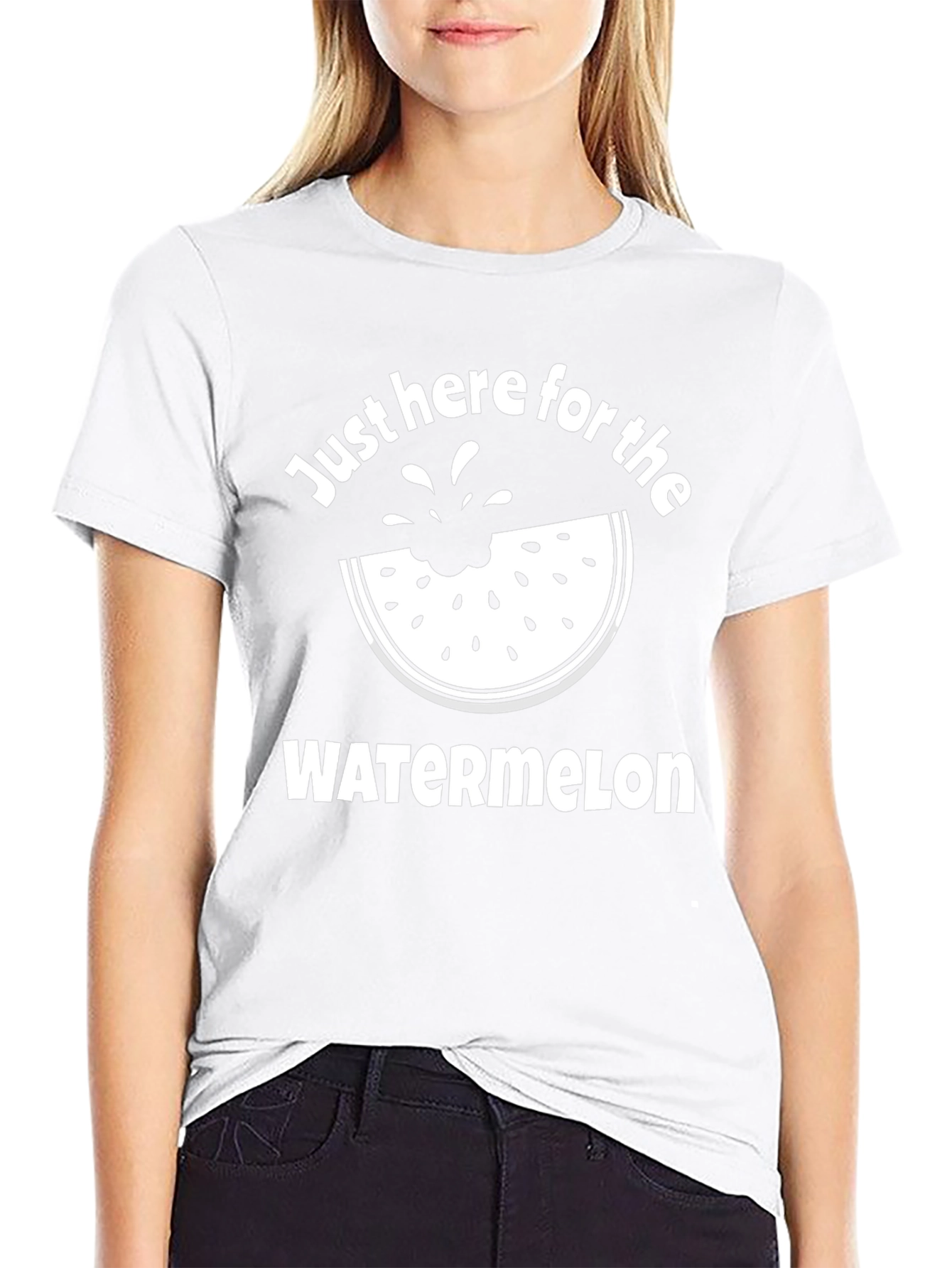 Just Here for the Watermelon Graphic Tee