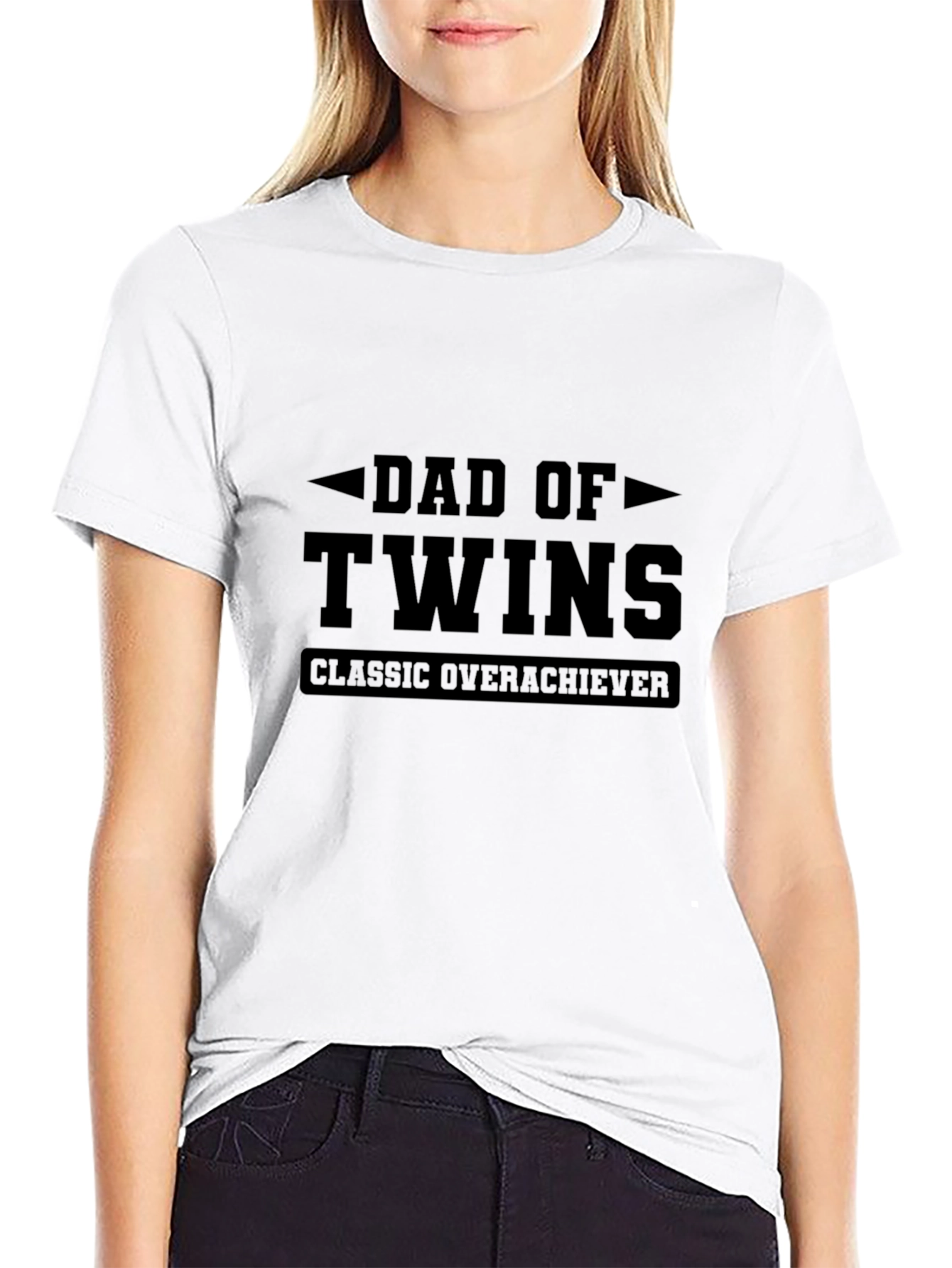 Dad of Twins Classic Overachiever T-Shirt