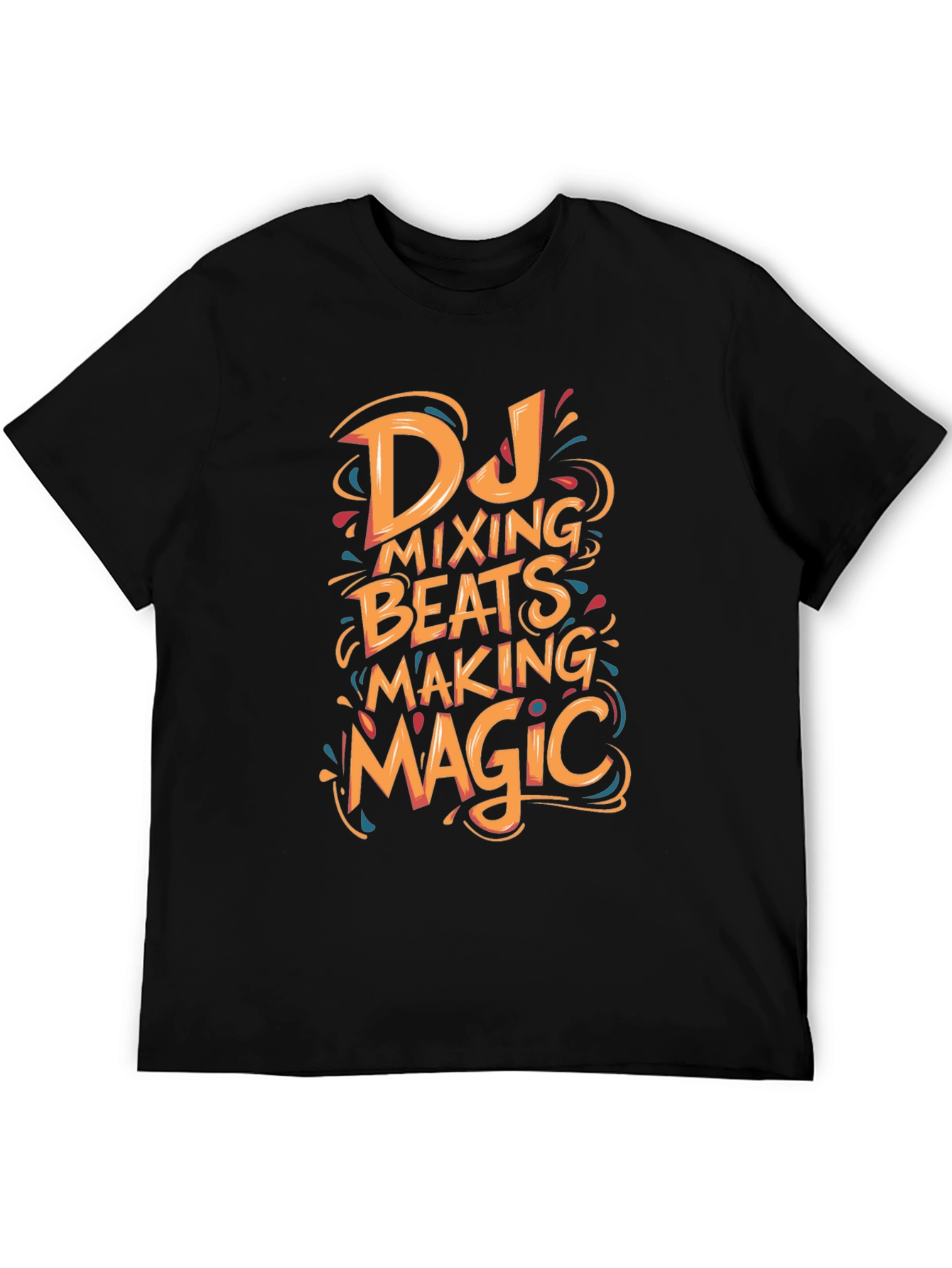 DJ Mixing Beats Making Magic Graphic T-Shirt