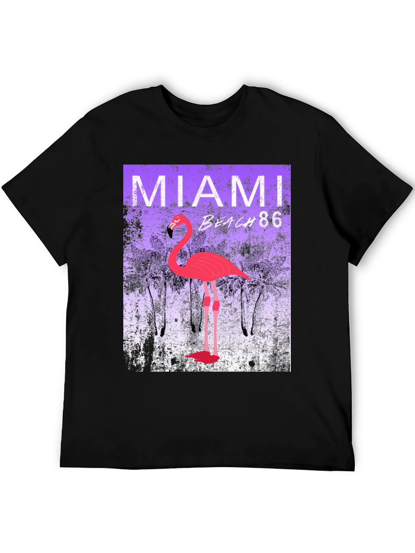 Miami Beach 86 Flamingo T-Shirt