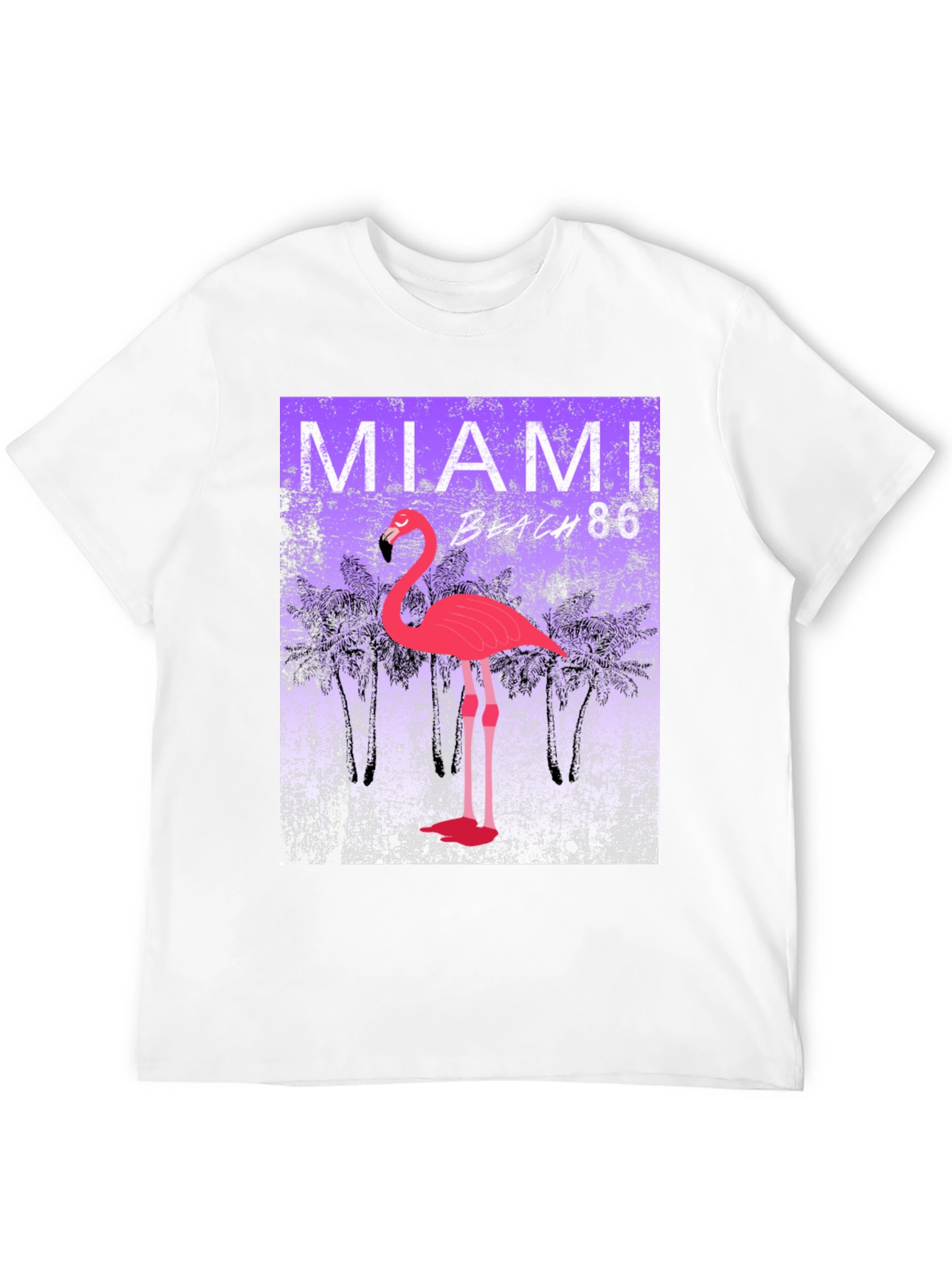 Miami Beach 86 Flamingo T-Shirt