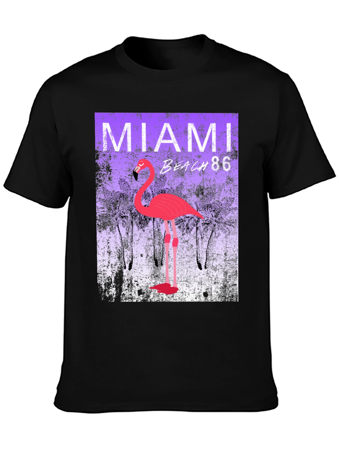 Miami Beach 86 Flamingo T-Shirt