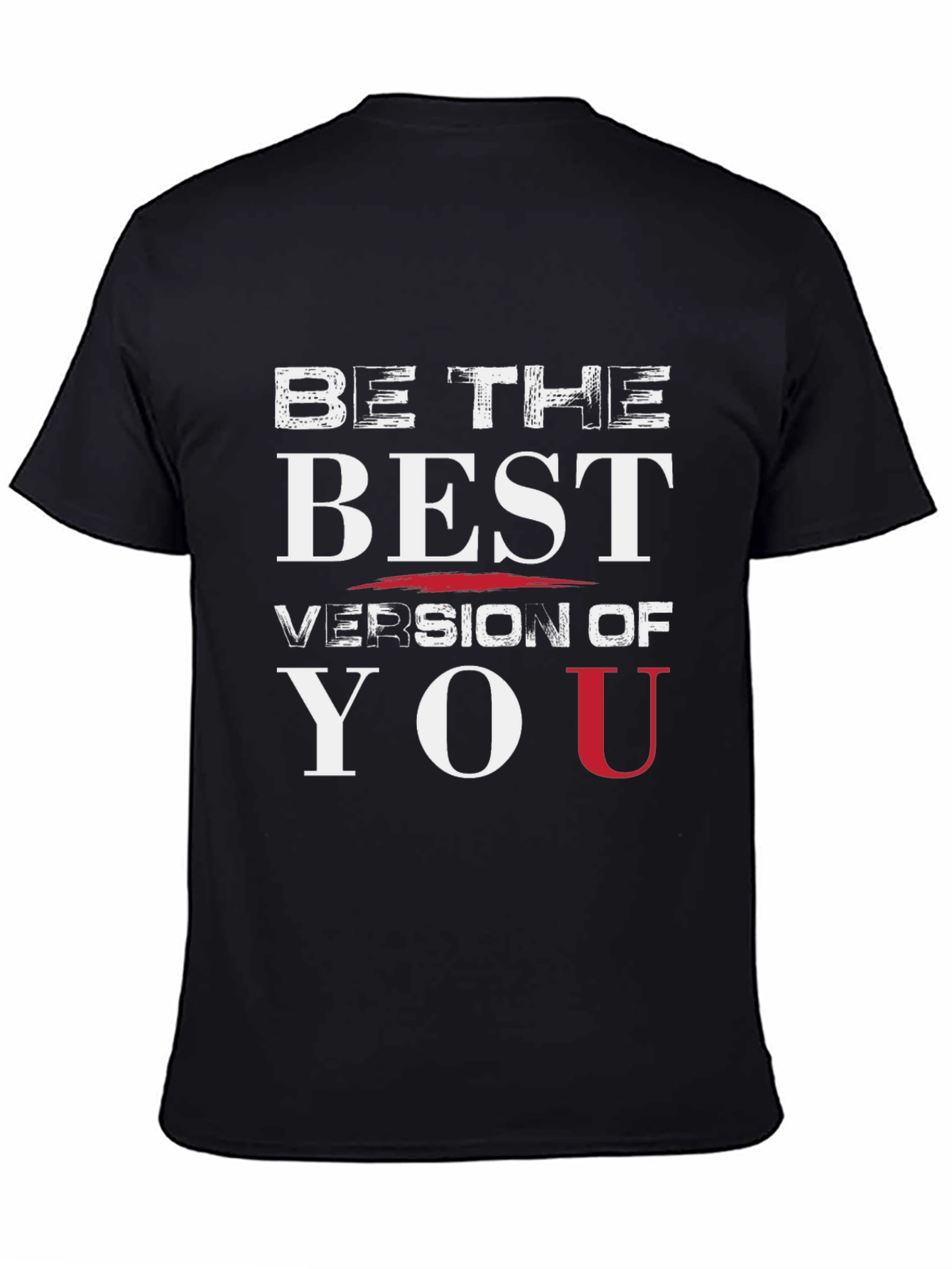 Be The Best Version Of You Black Graphic Tee