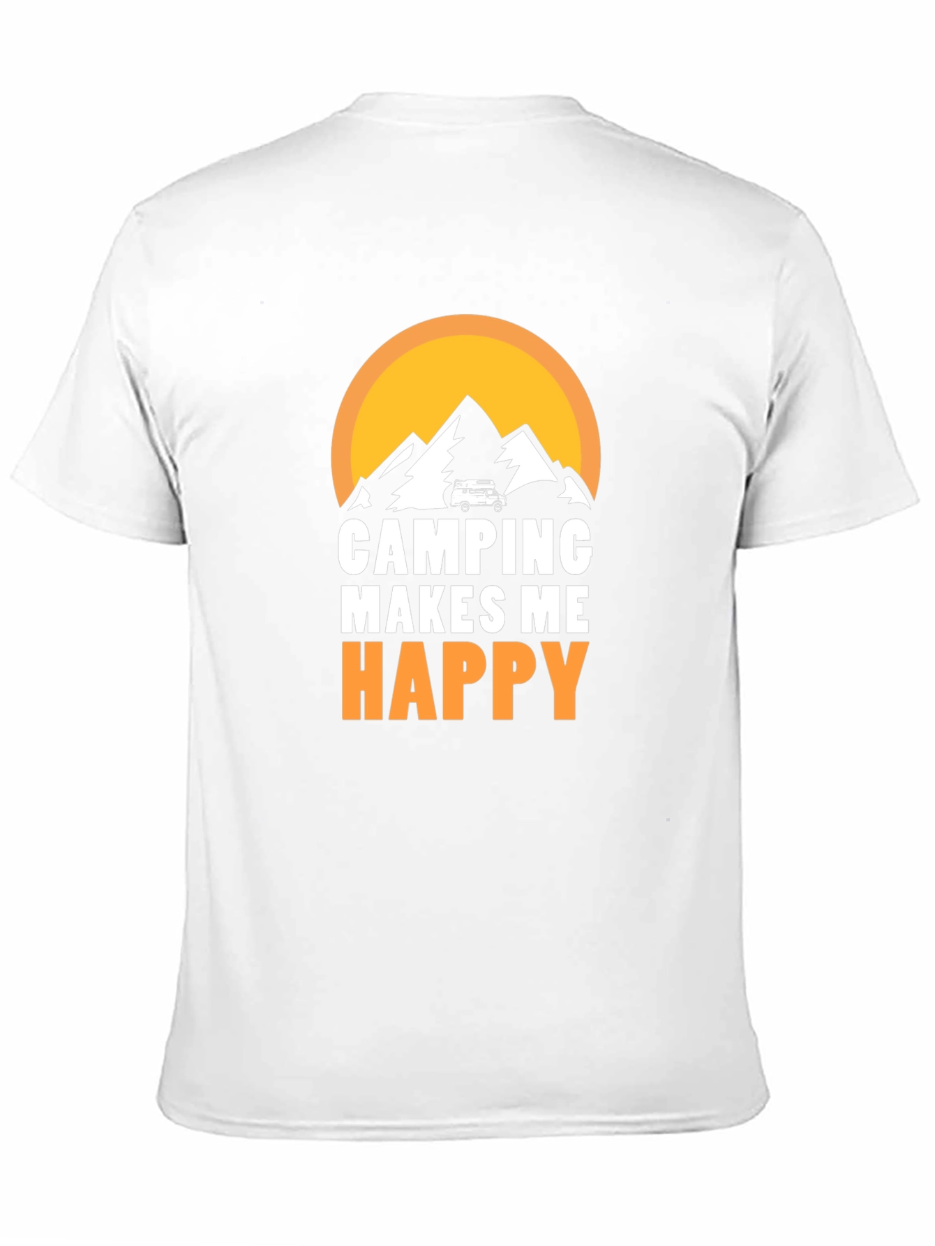 Camping Makes Me Happy Graphic Tee