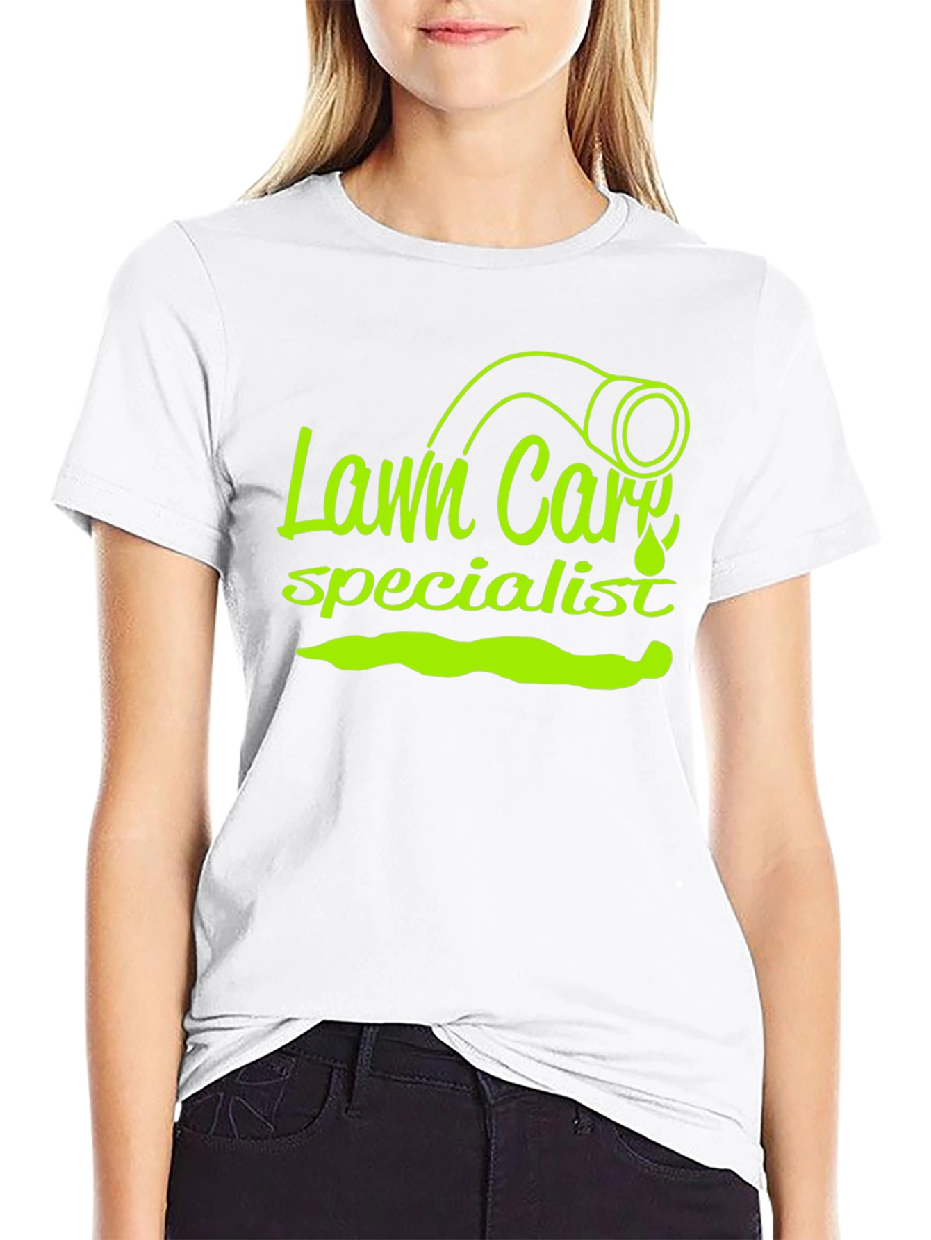 Lawn Care Specialist Graphic Tee - Black