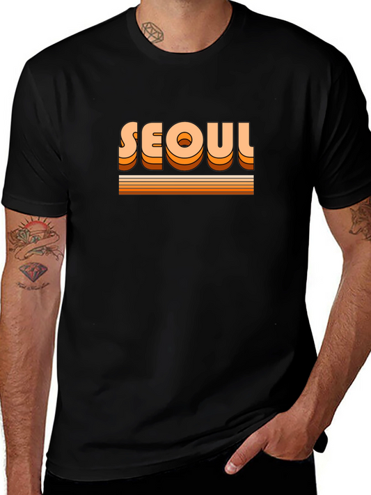 Retro Seoul Graphic Tee - Classic Style