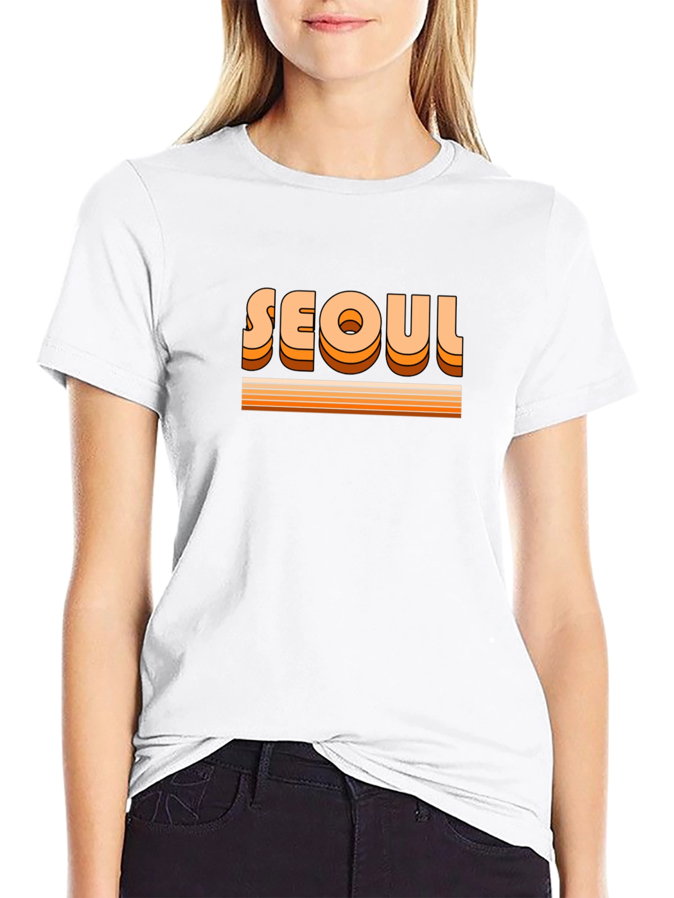 Retro Seoul Graphic Tee - Classic Style