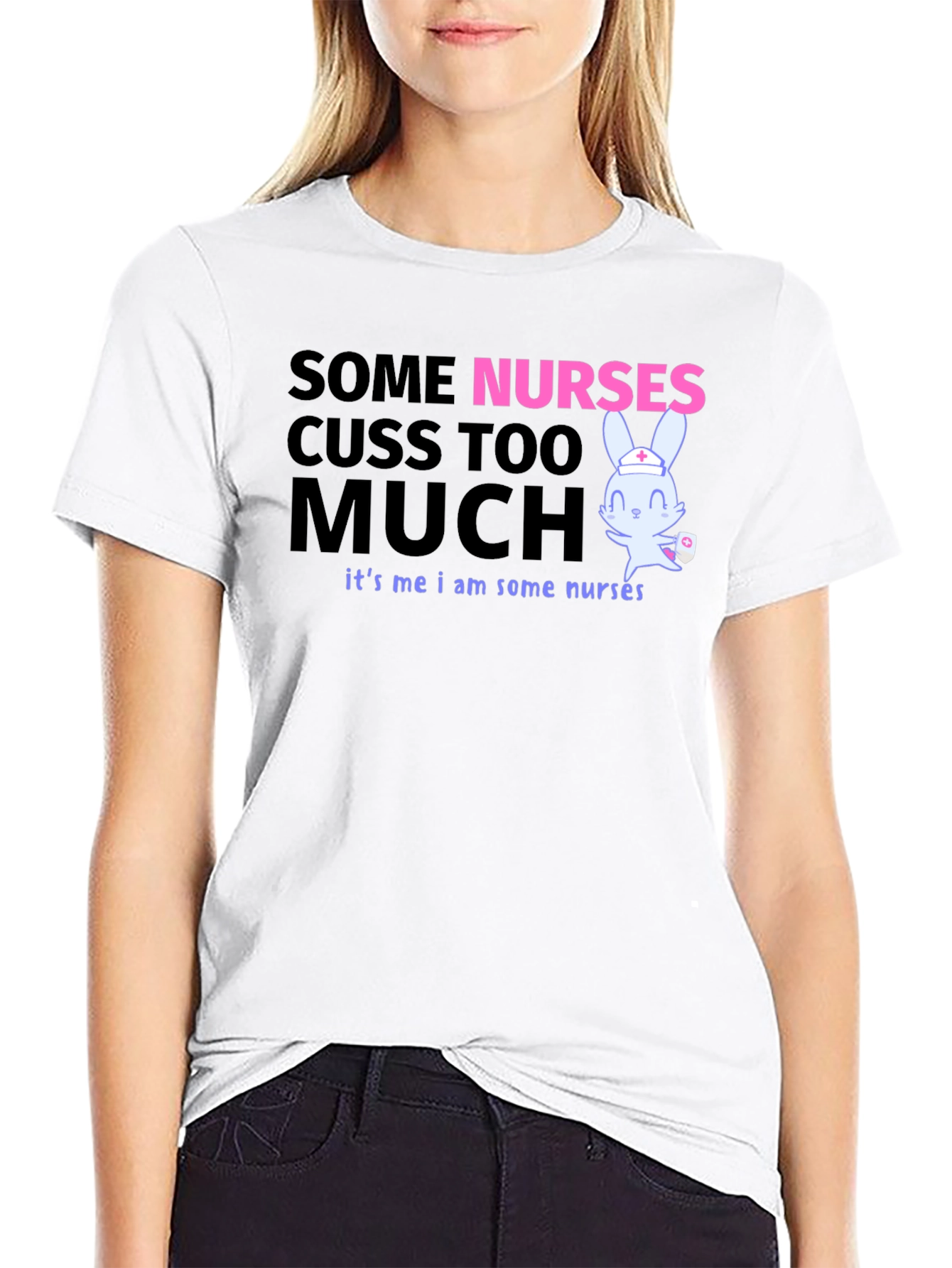 Funny Nurse T-Shirt: Some Nurses Cuss Too Much